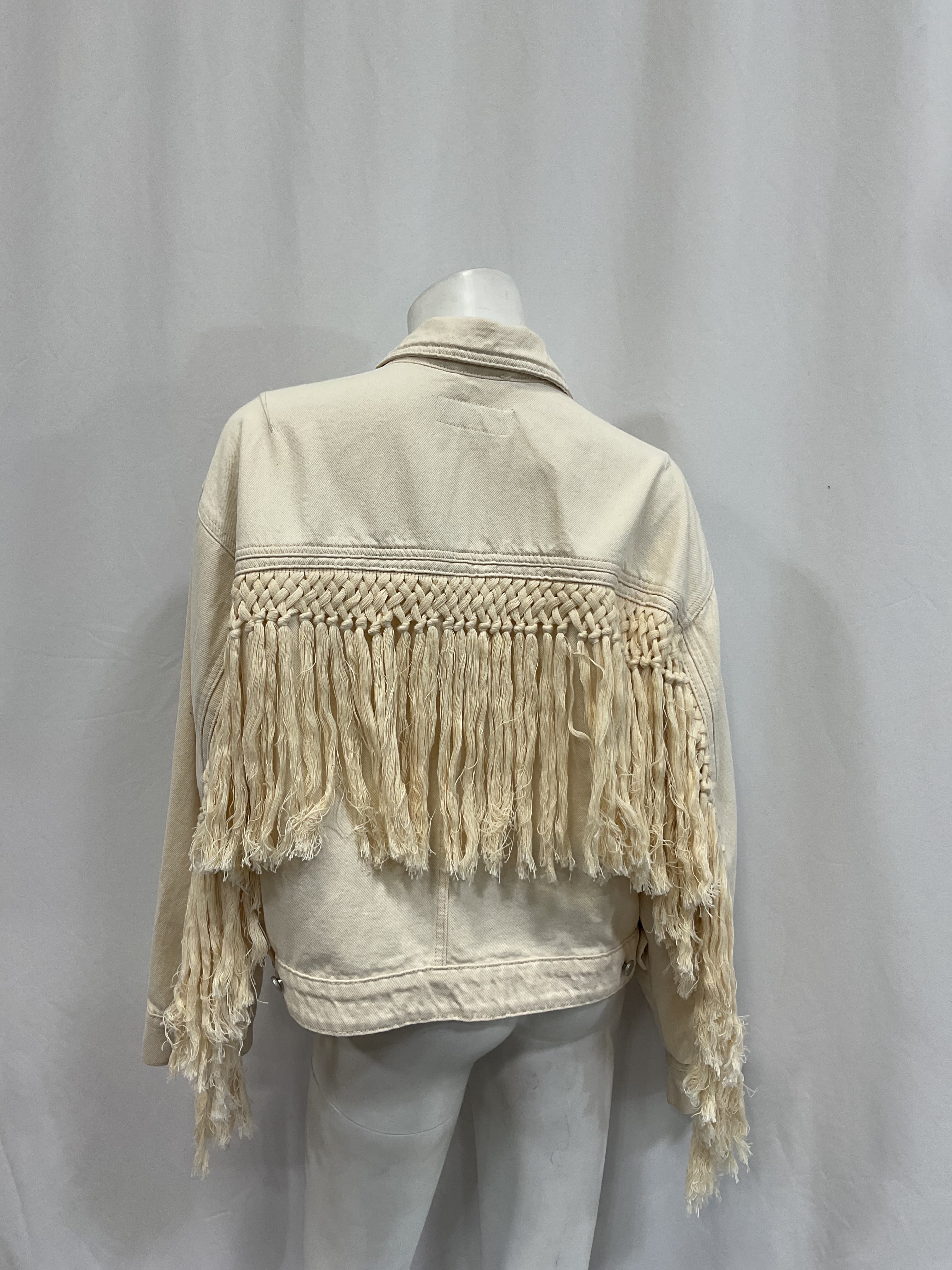 Sacha Fringed Denim Jacket - Image 2
