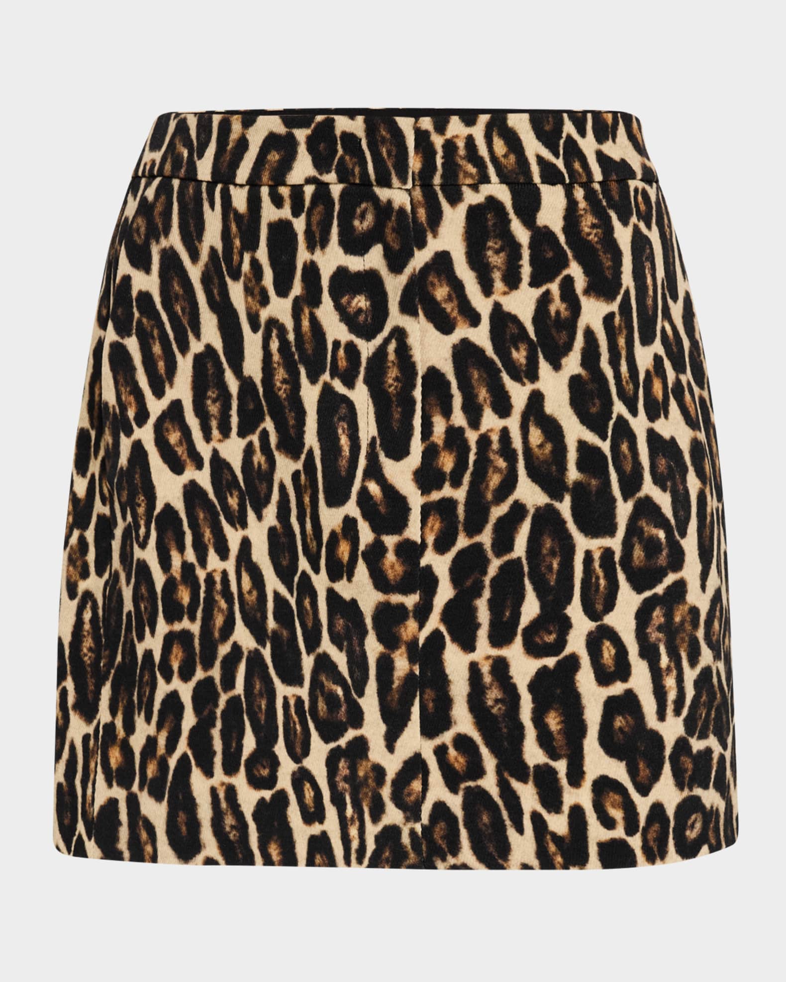 Leopard Mini Trouser Skirt - Image 1
