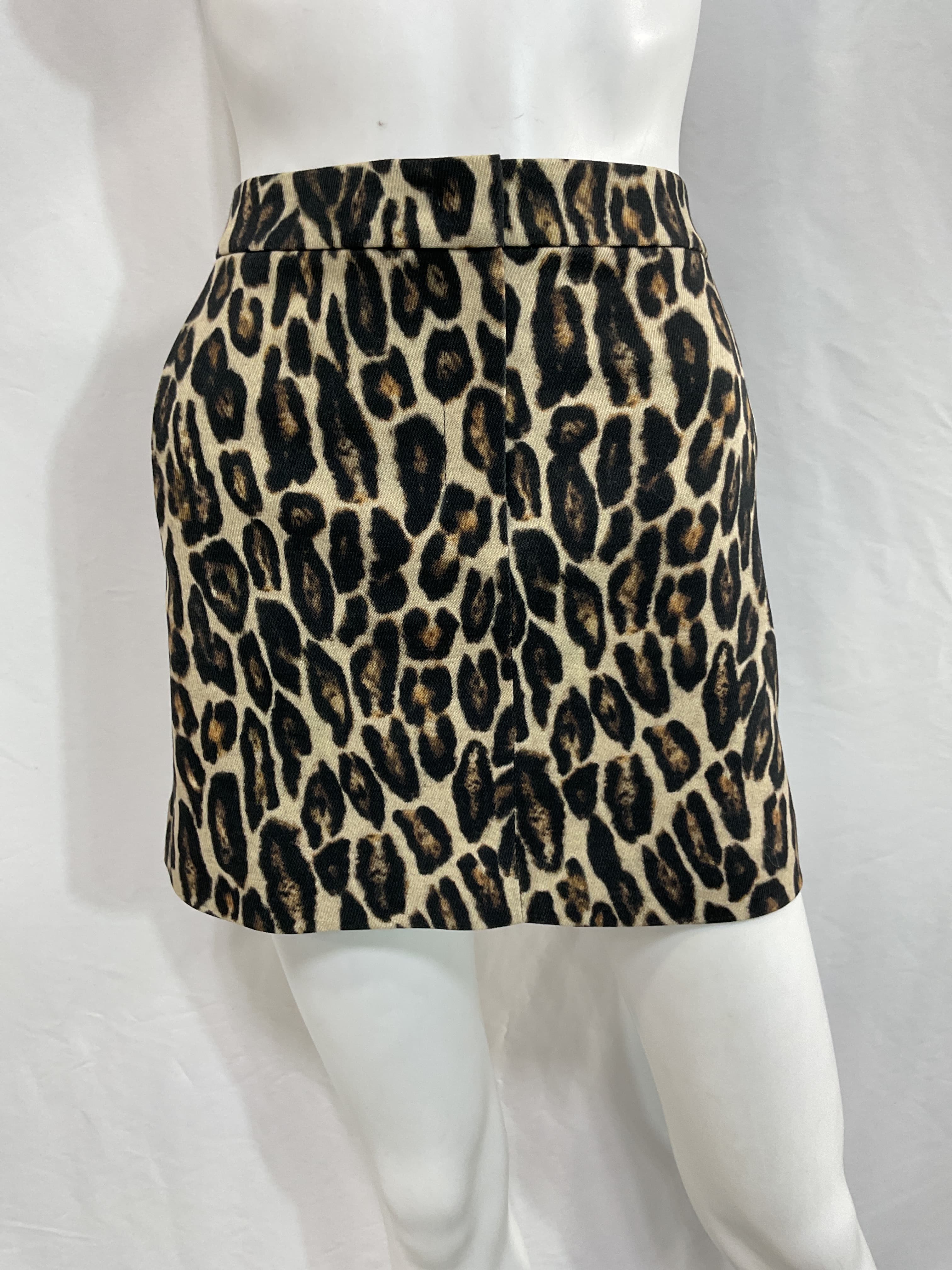 Leopard Mini Trouser Skirt - Image 4