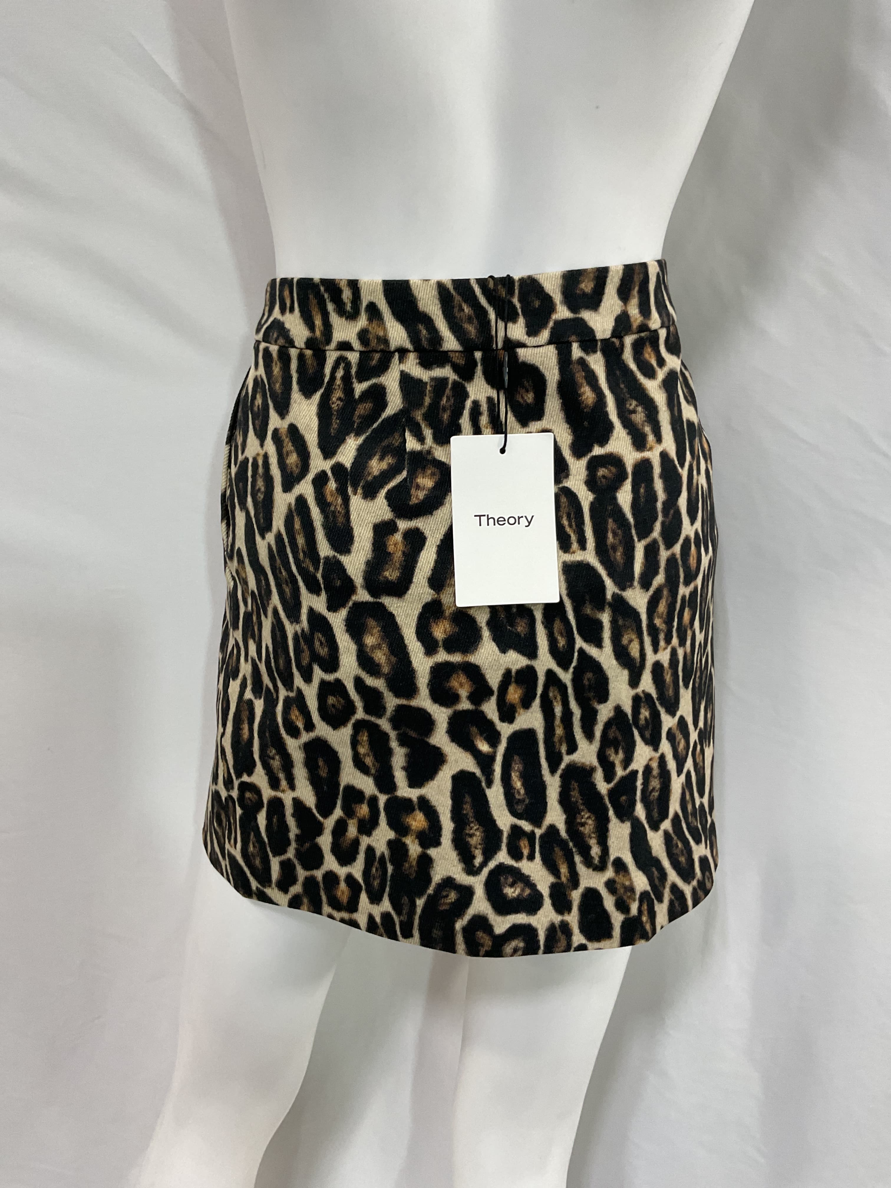 Leopard Mini Trouser Skirt - Image 2