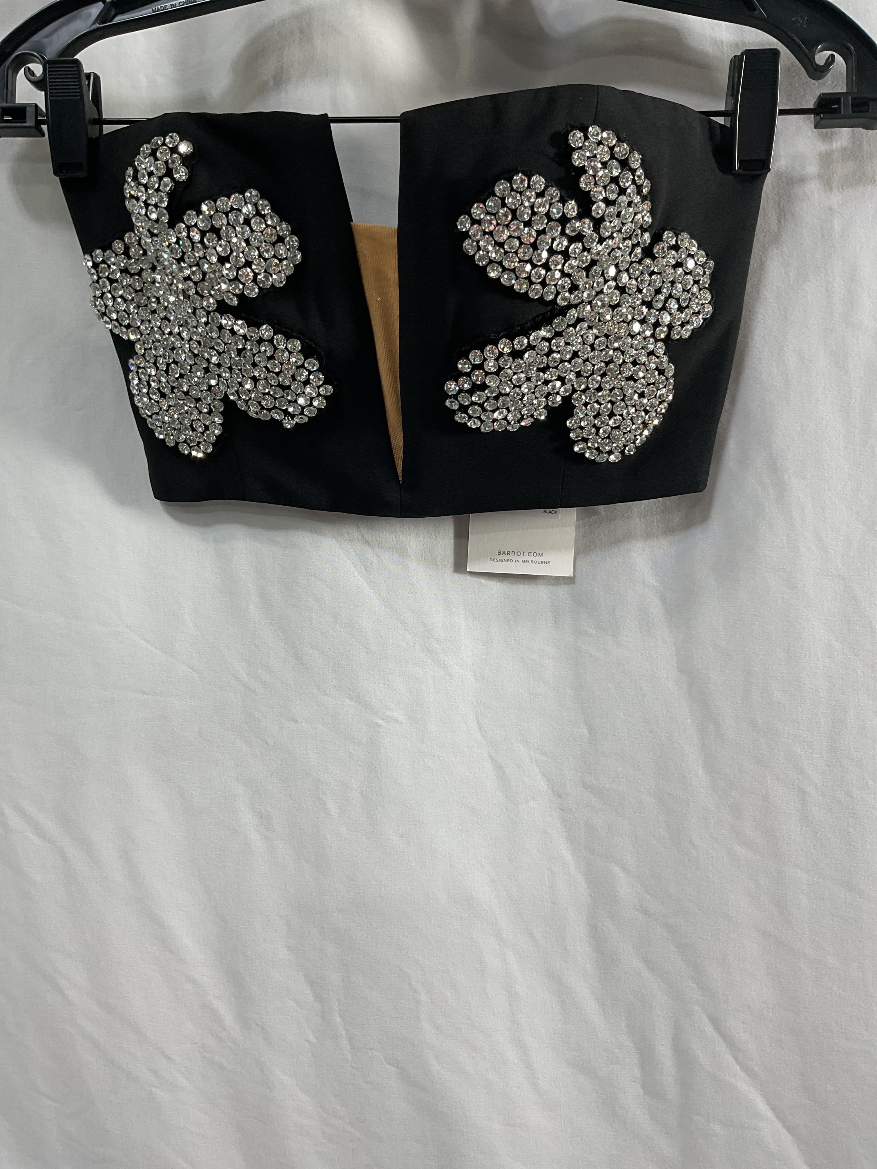 Ambiance Bustier Top In Black - Image 3