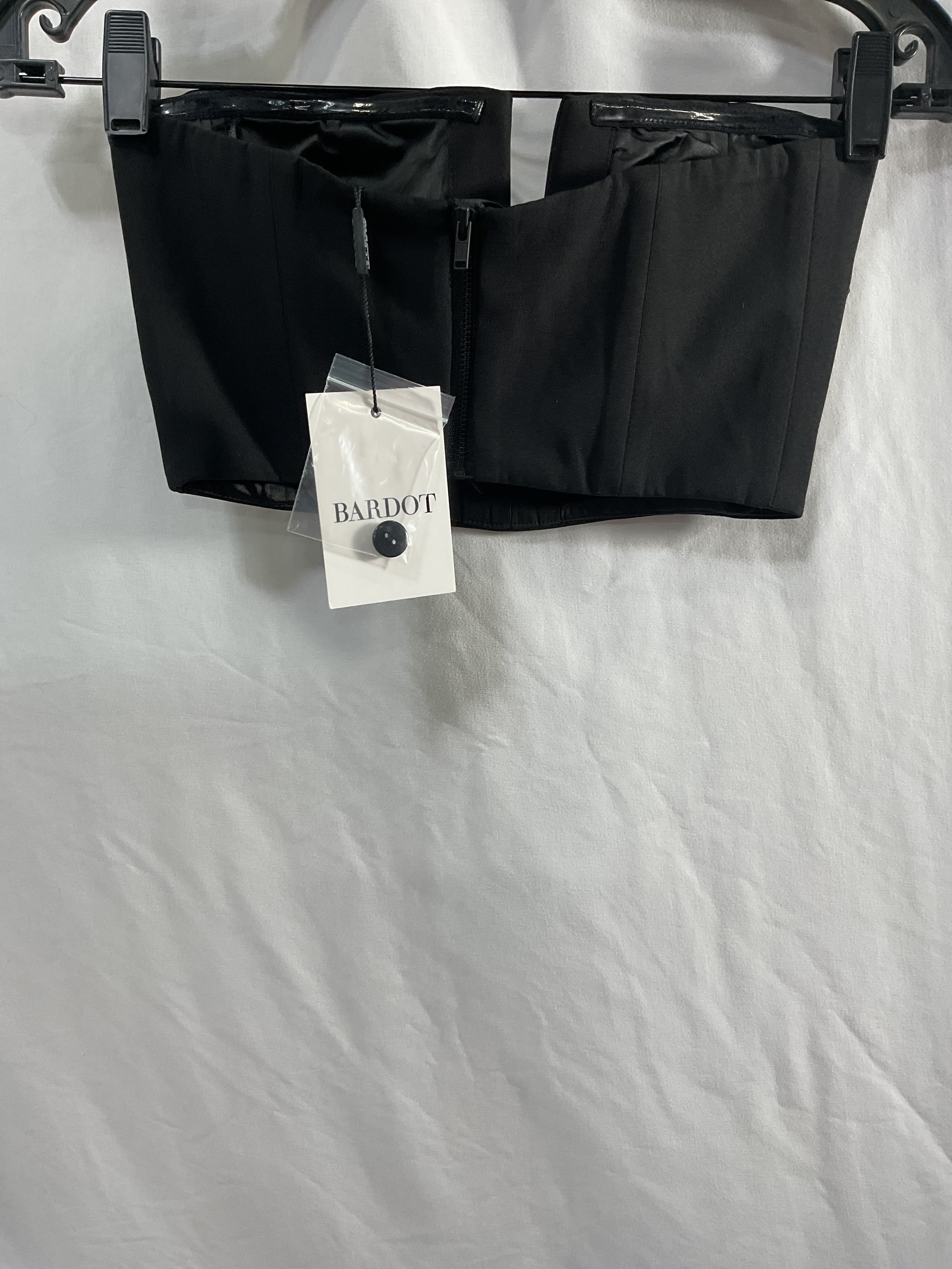 Ambiance Bustier Top In Black - Image 2