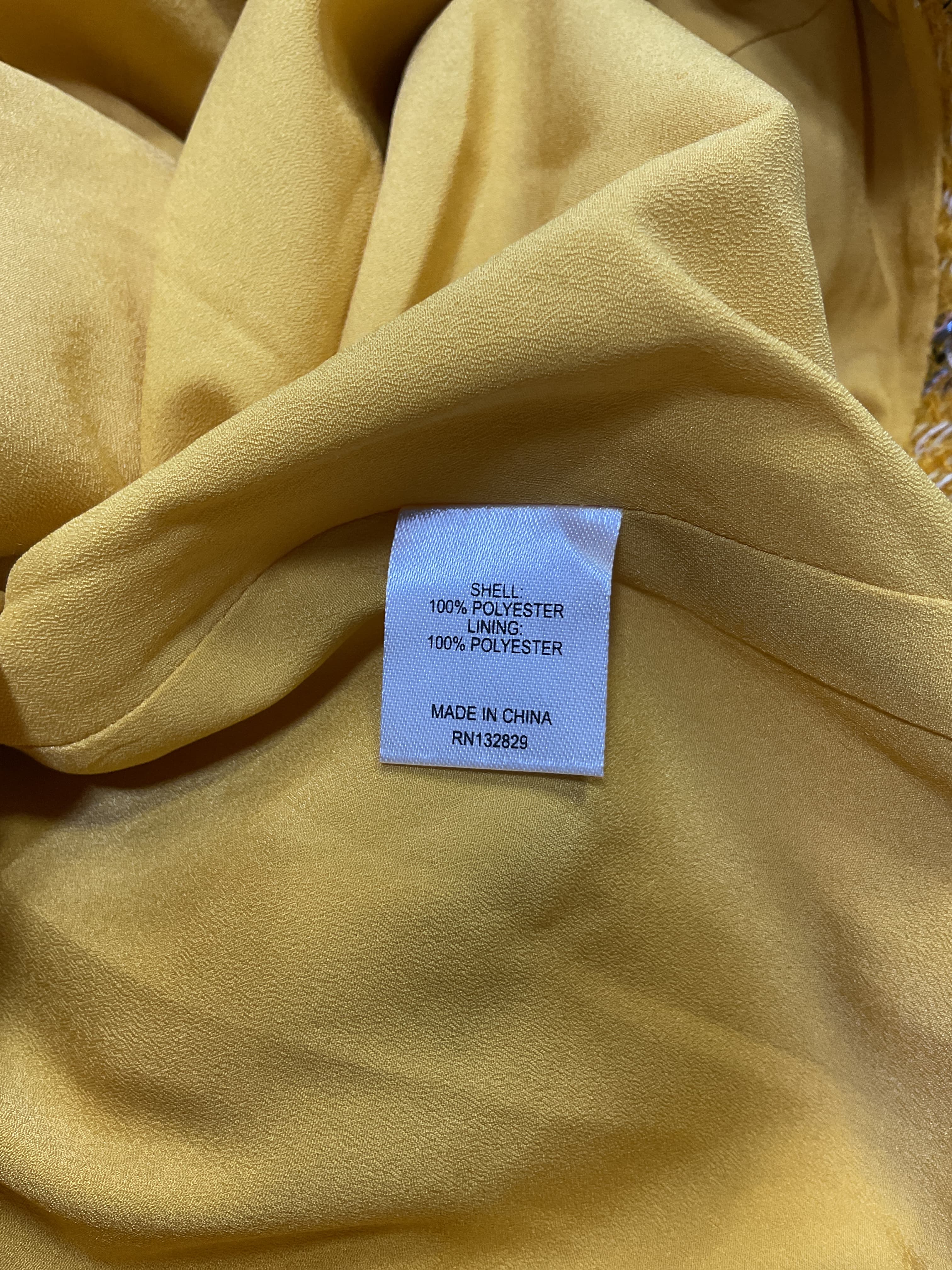 Cady Mini Dress In Yellow - Image 3
