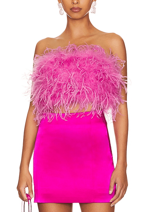 Zaina Top In Bubble Gum Pink - Image 1