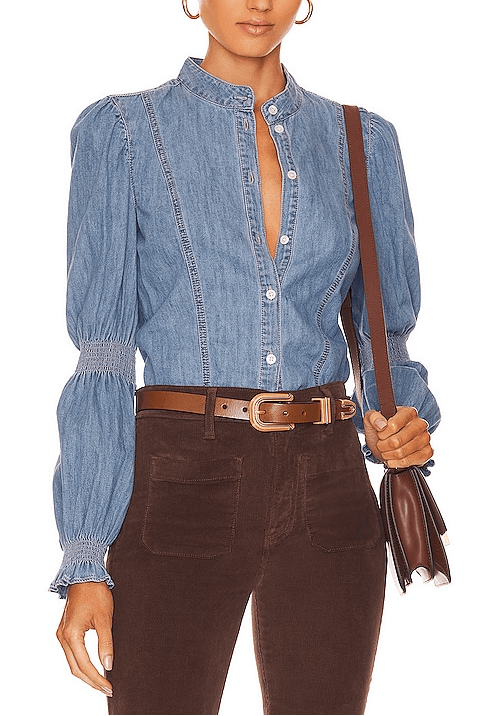Dalton Top In Mystic Blue - Image 1