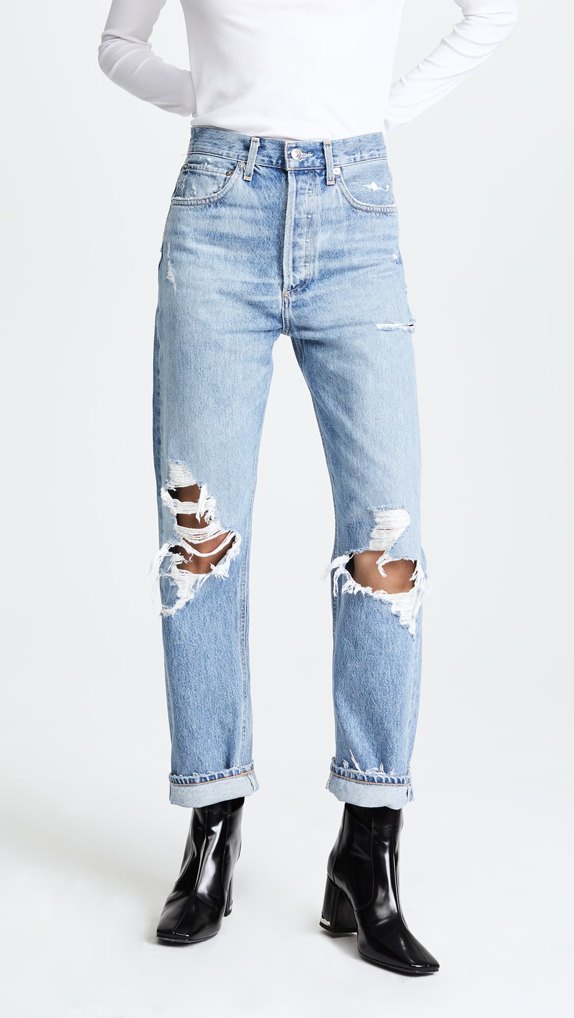 '90s Fit Mid Rise Loose Fit Jeans - Image 1
