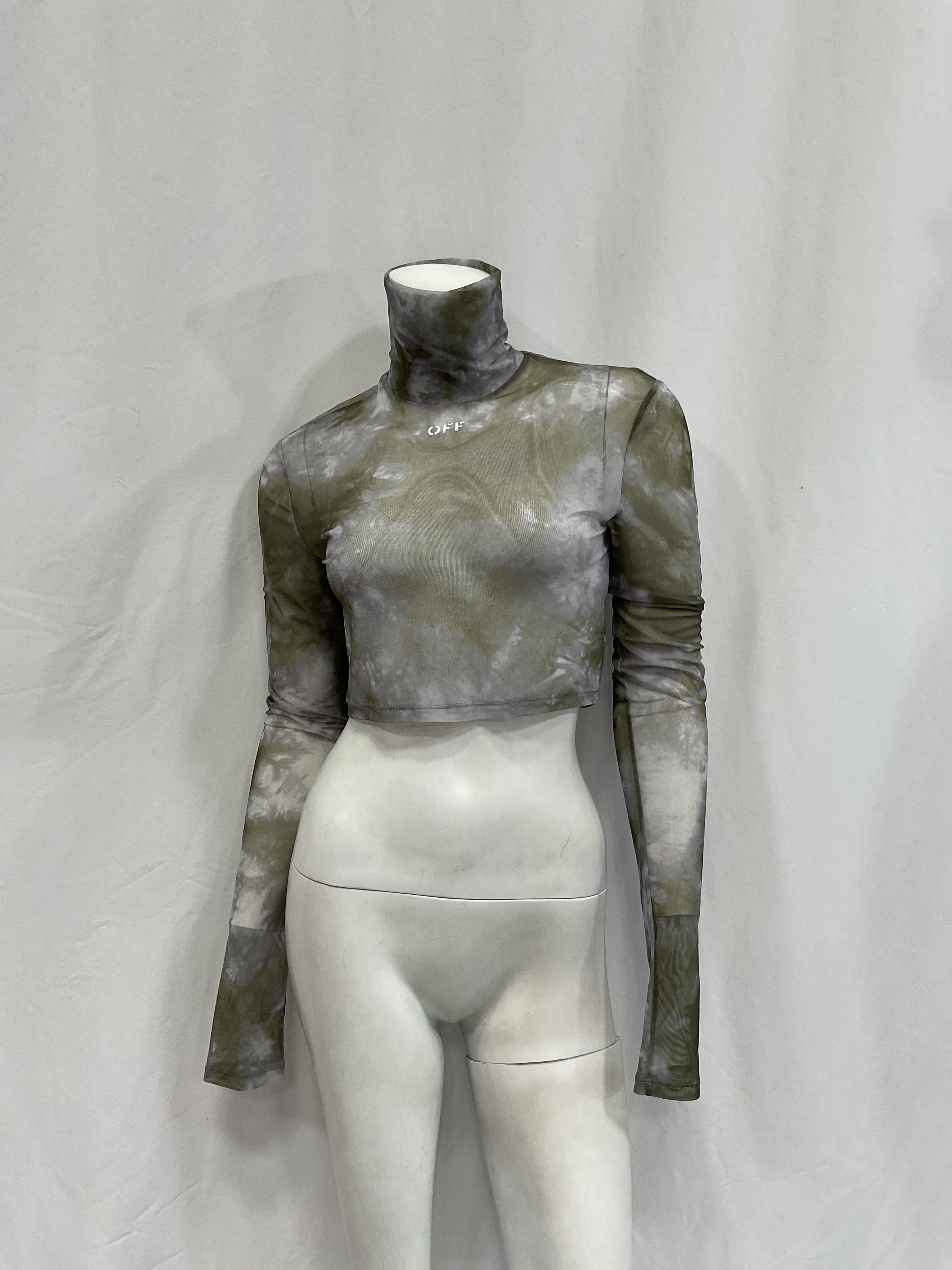 Tie-Dye Tulle Crop Top - Image 3
