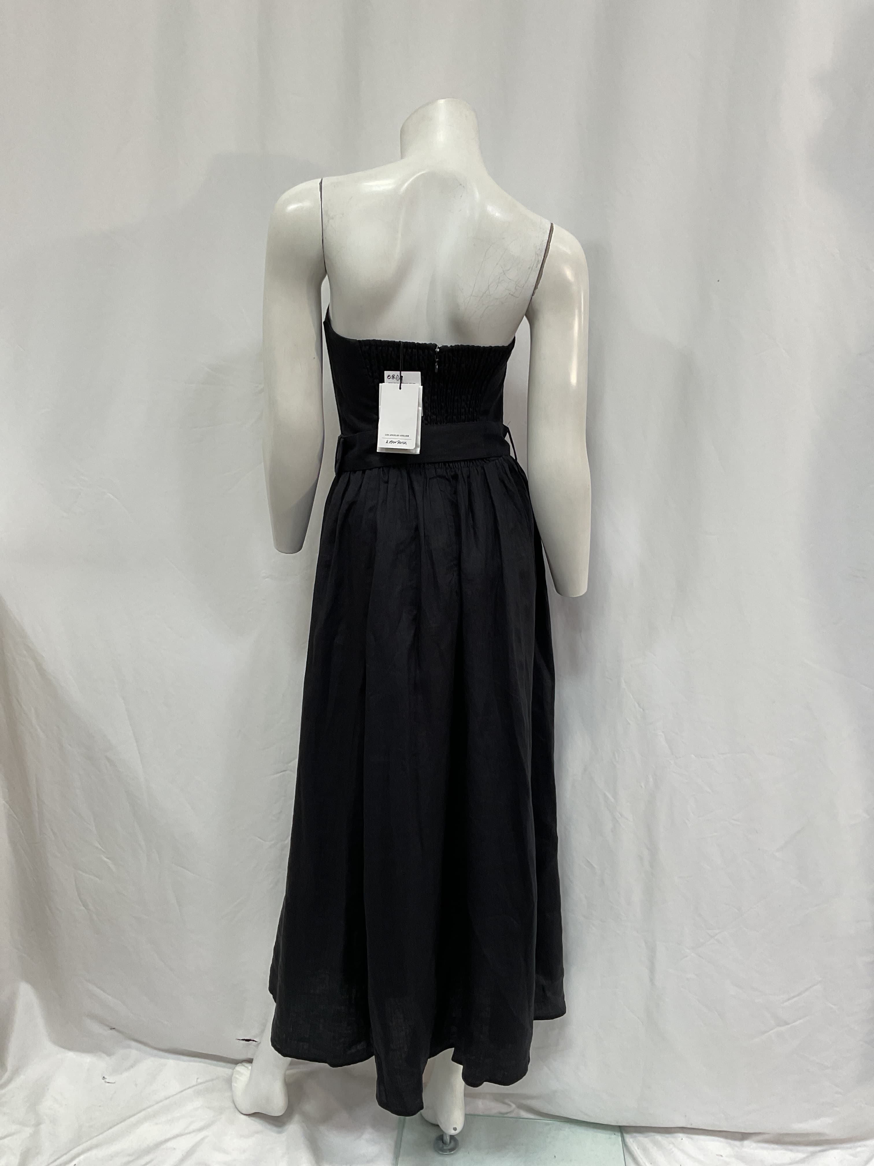 Voluminous Belted Midi Dress - Image 2