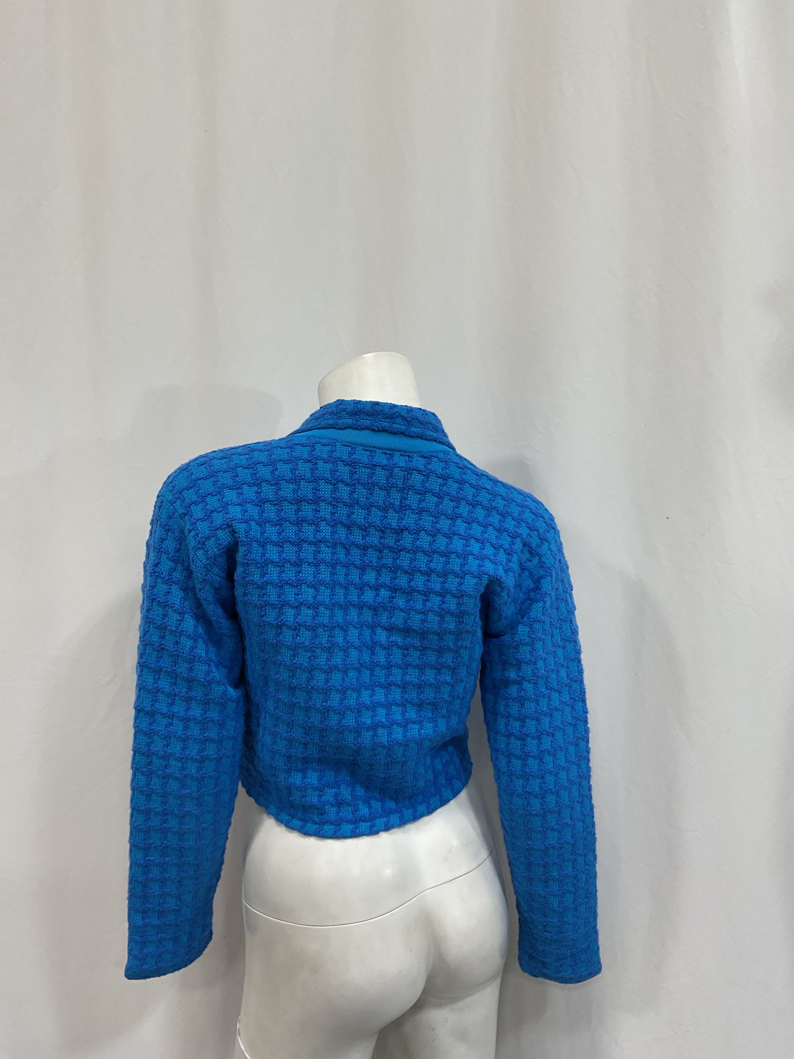 Cropped Tweed Coatigan - Image 3