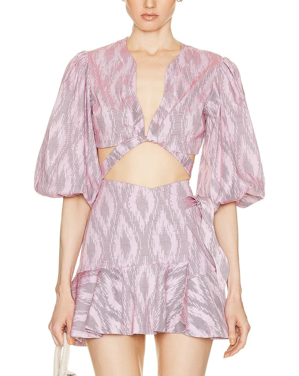 Iris Top In Rose Weave - Image 1