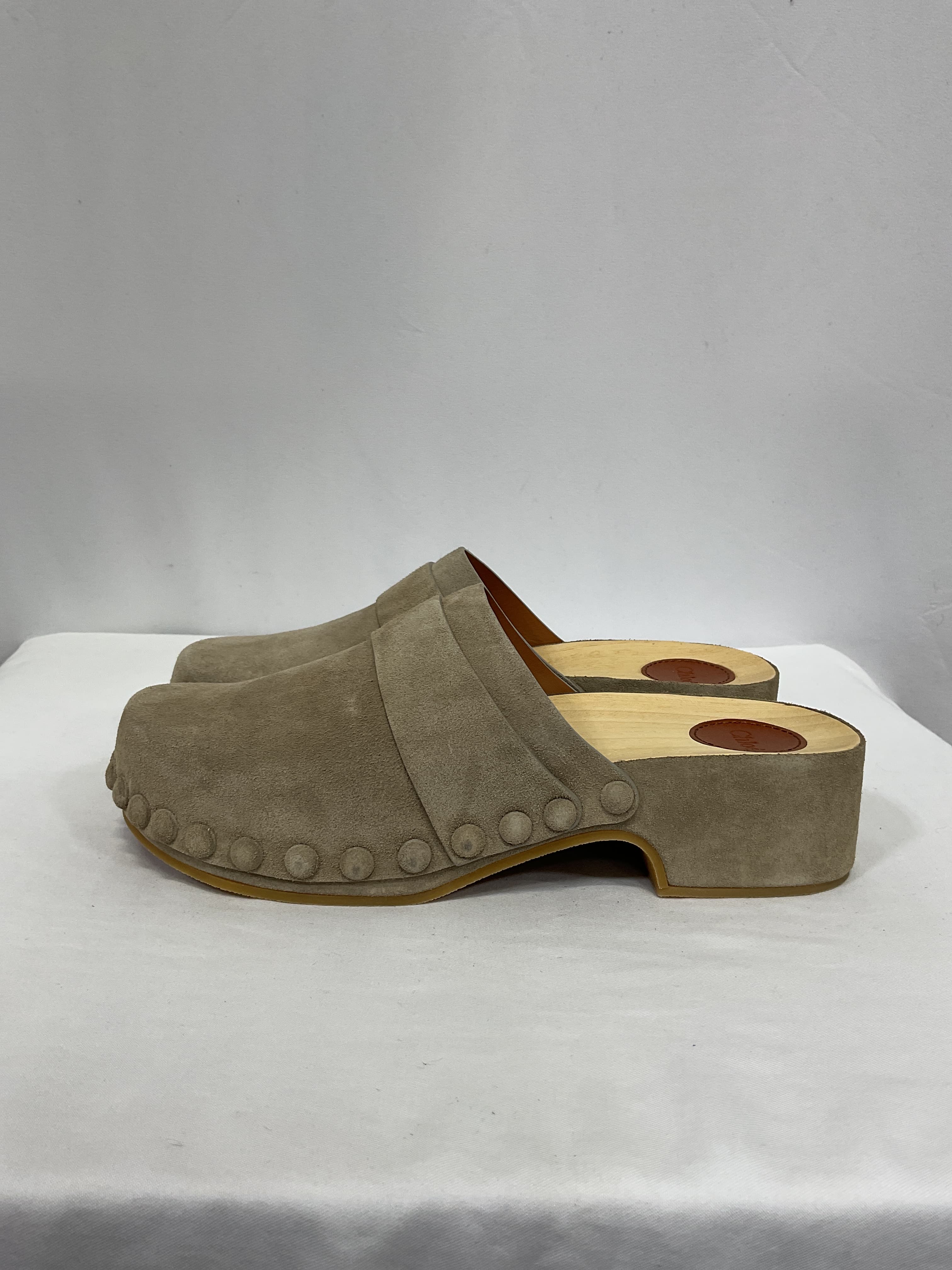 Joy Clogs In Dark Greige - Image 2