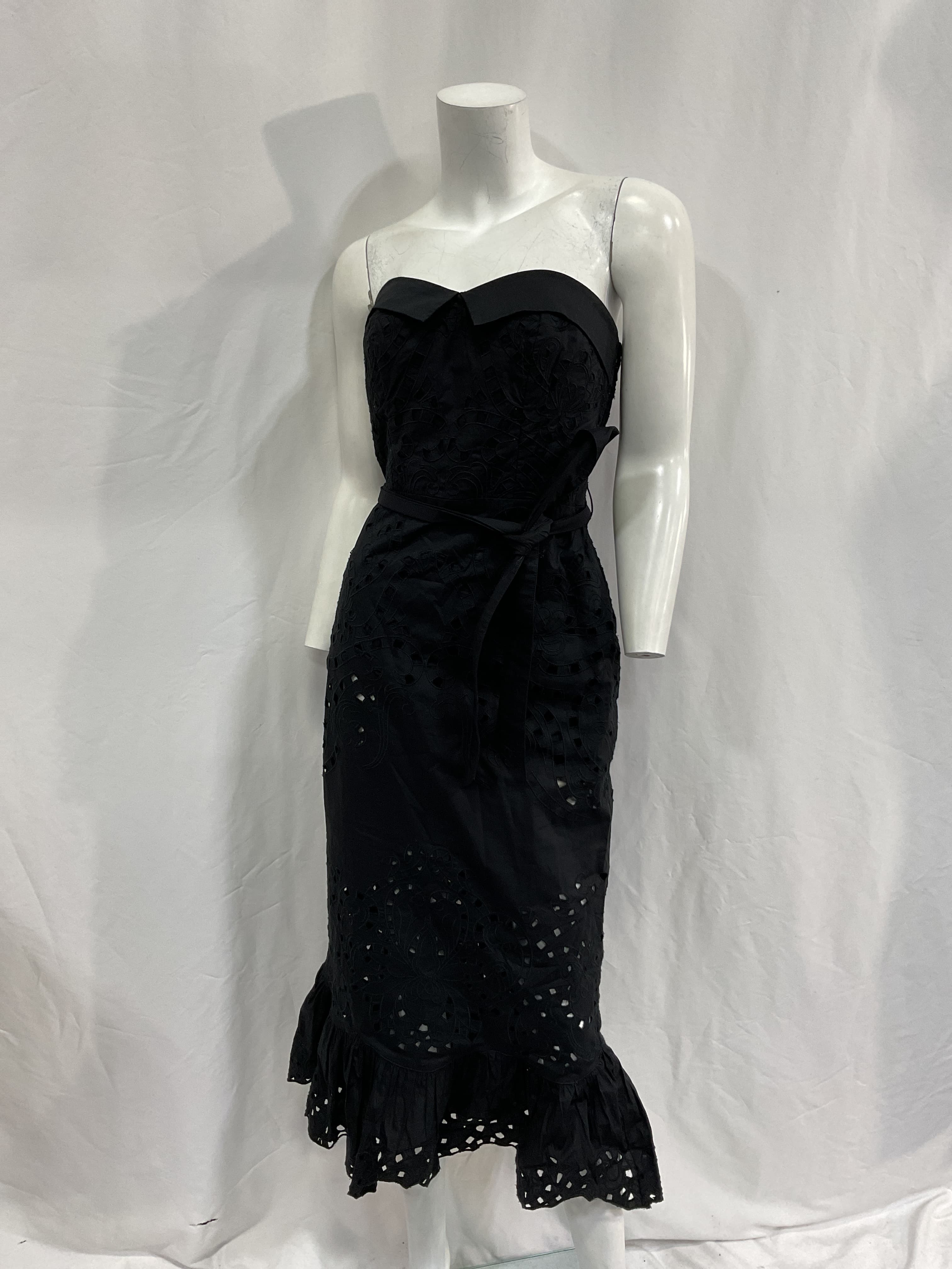 Mohi Midi Dress In Black - Image 3