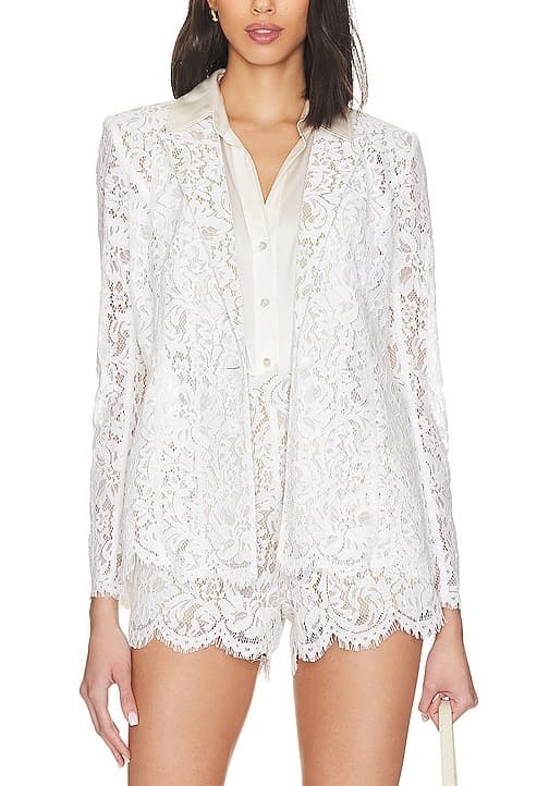 Clementine Blazer In White - Image 1