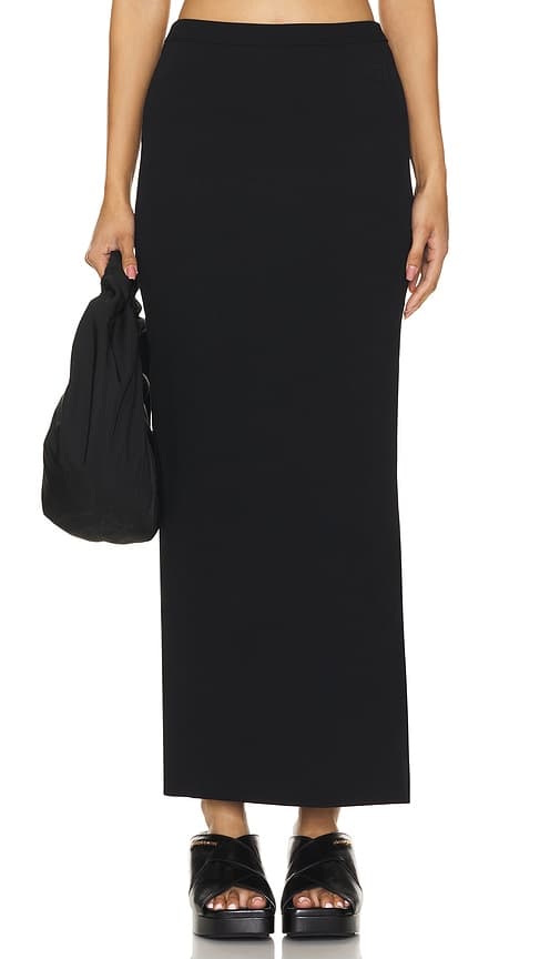 Maxi Skirt In Black - Image 1