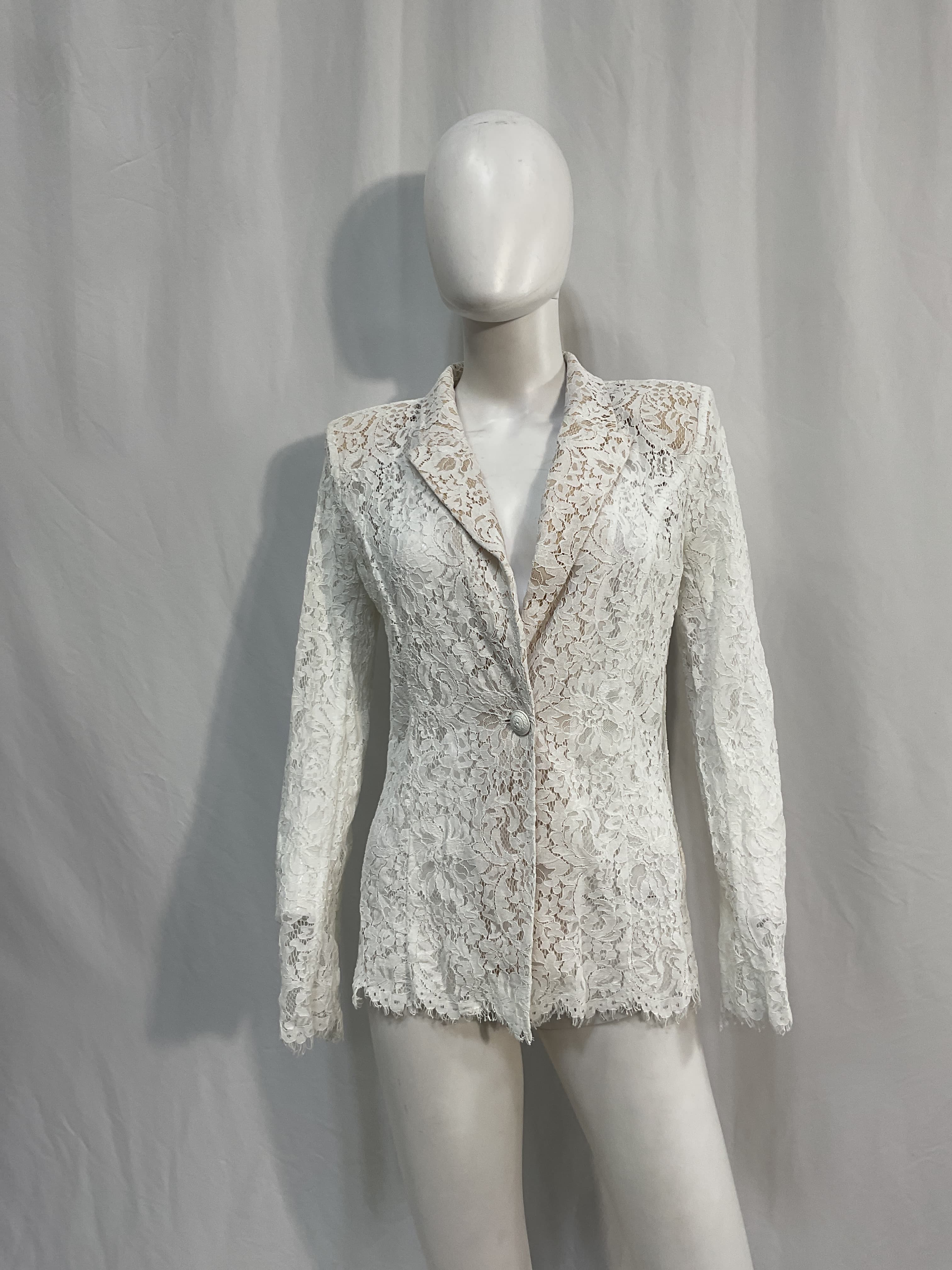 Clementine Blazer In White - Image 3