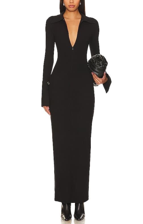 The Line By K Candela Maxi Dress In Black - Image 1