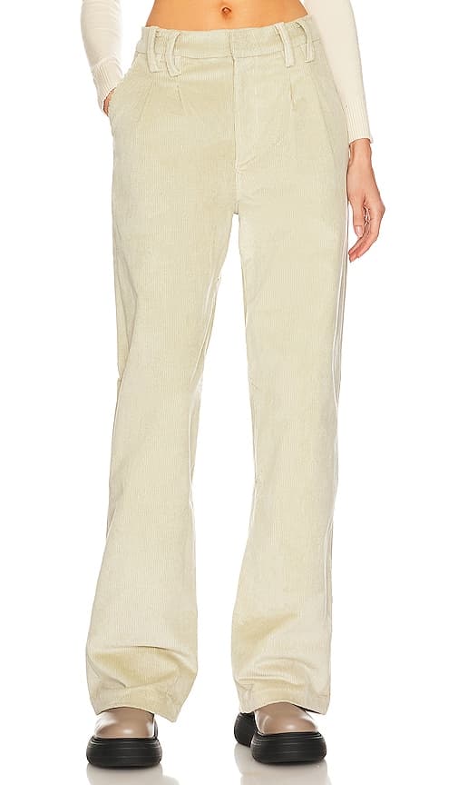 Straight Leg Trouser In Sable - Image 1
