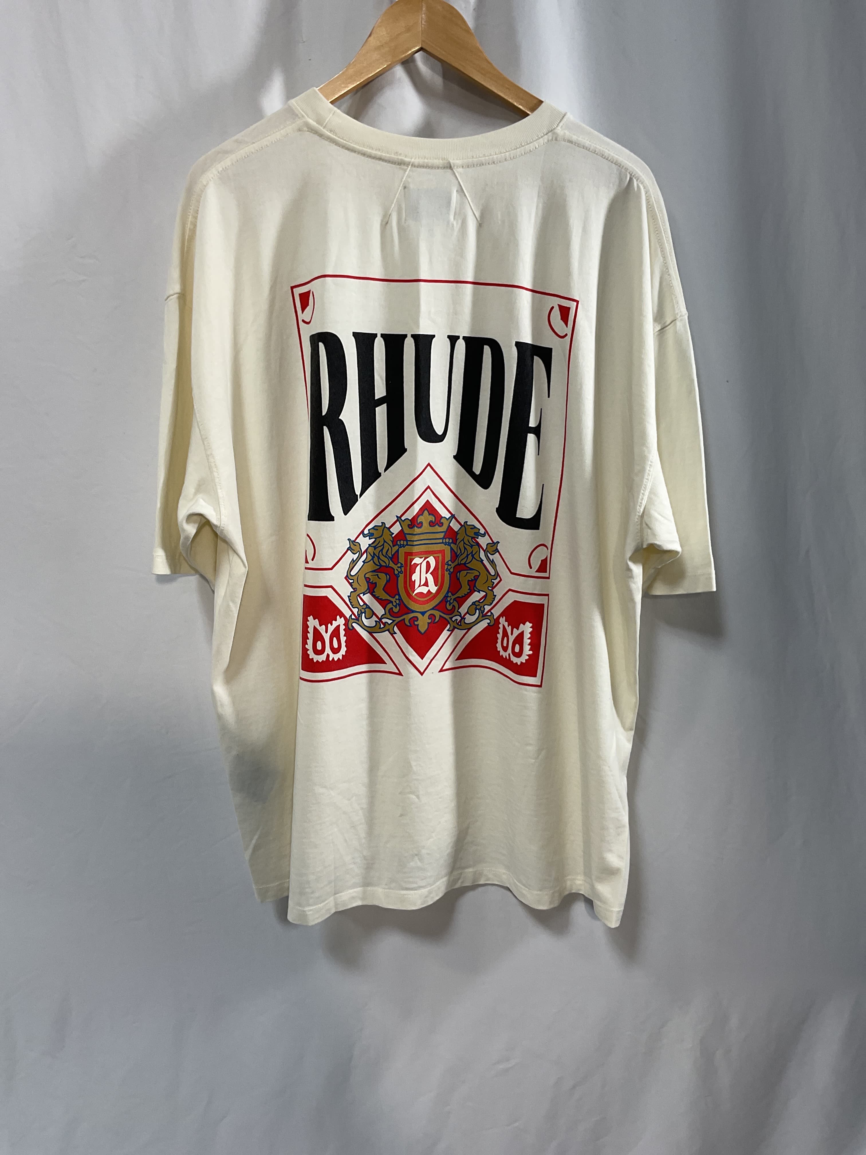Card Tee In Vintage White - Image 4