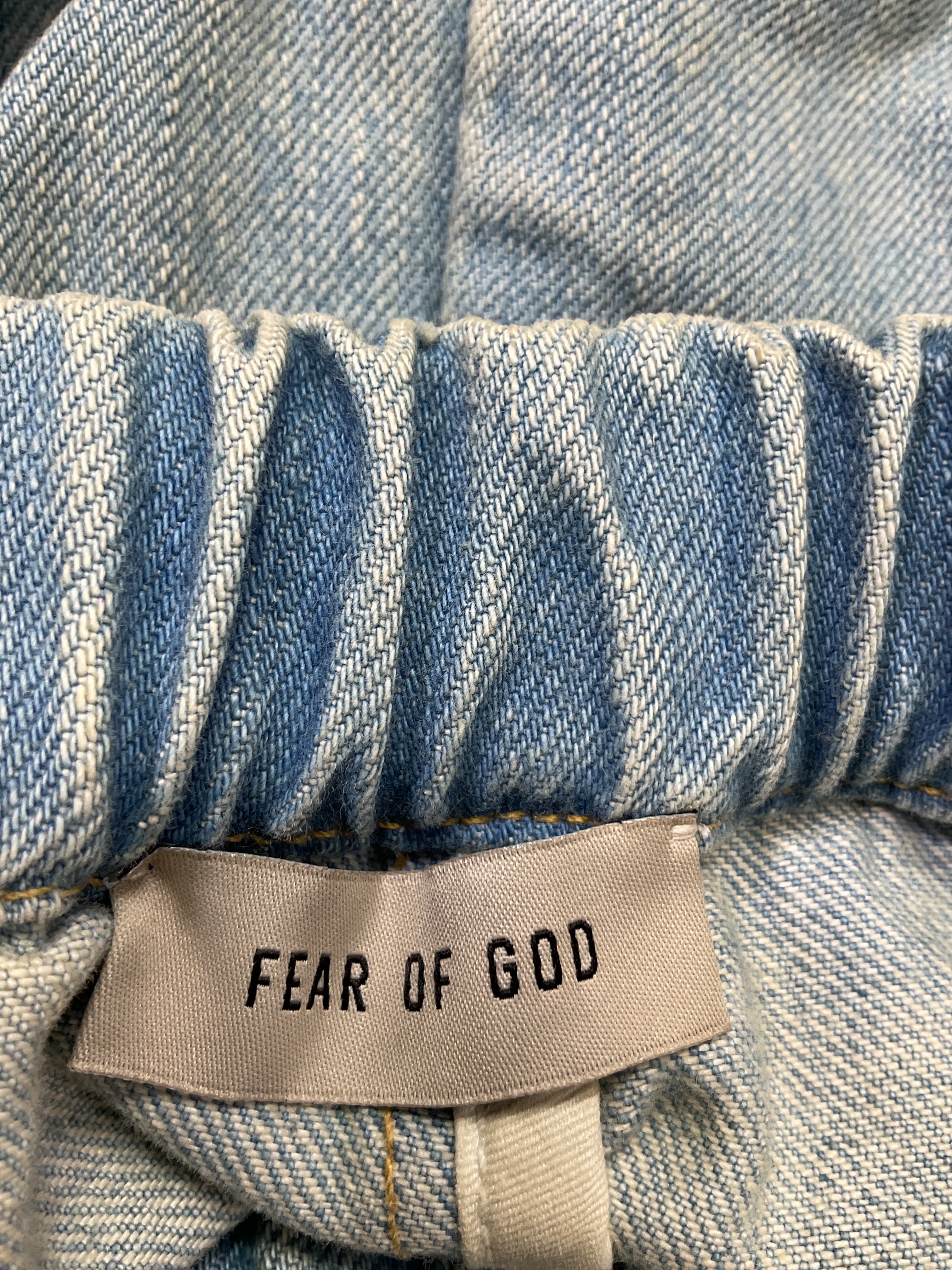 Striped Denim Pants - Image 4