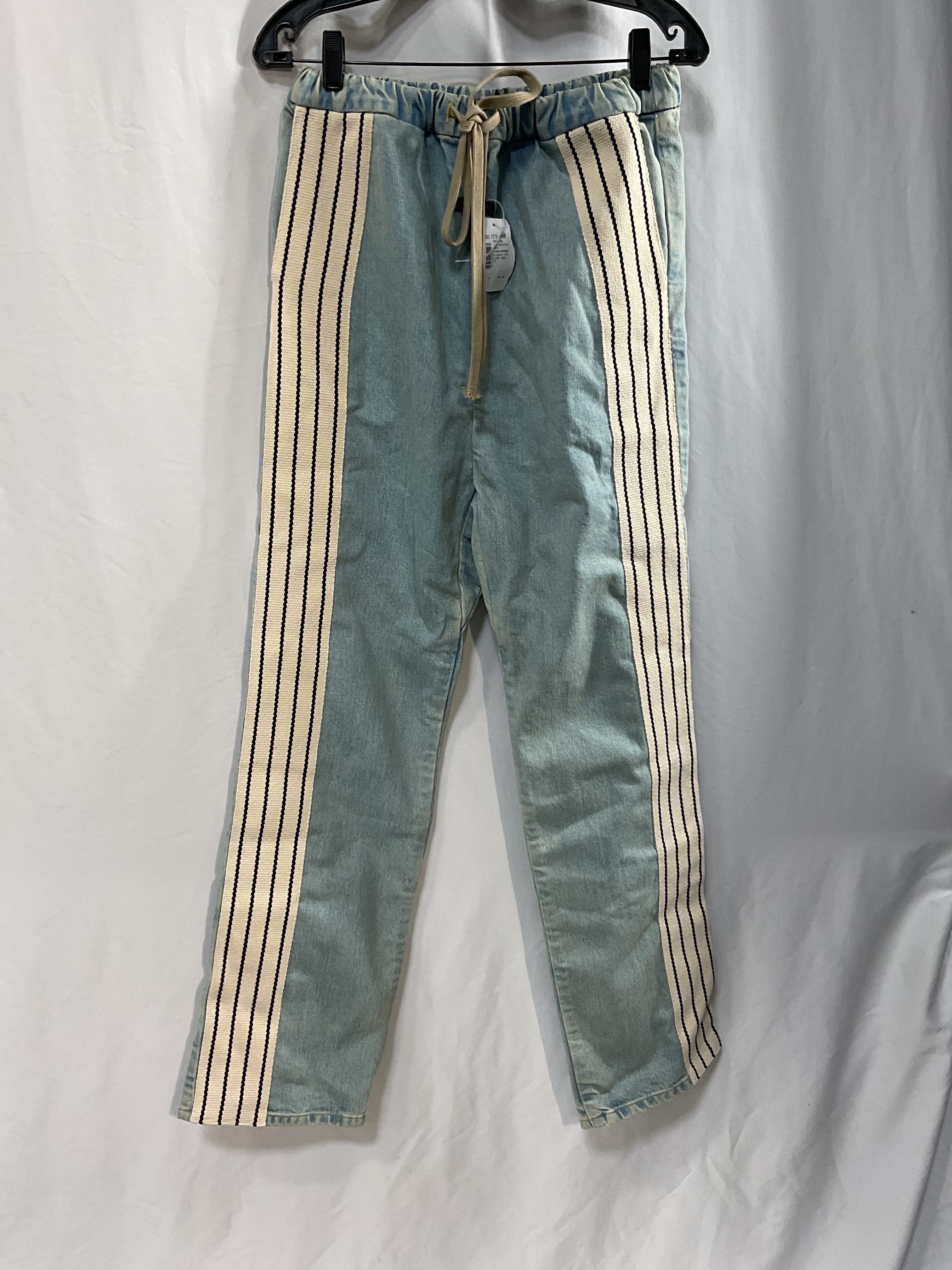 Striped Denim Pants - Image 3