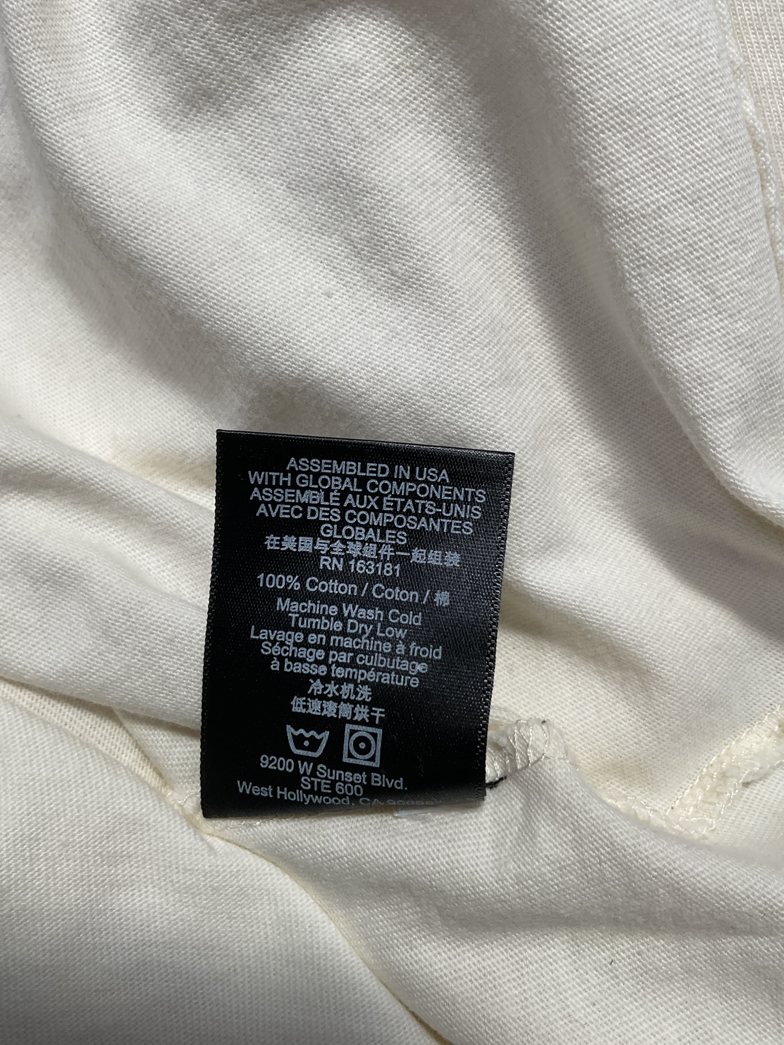 Card Tee In Vintage White - Image 3
