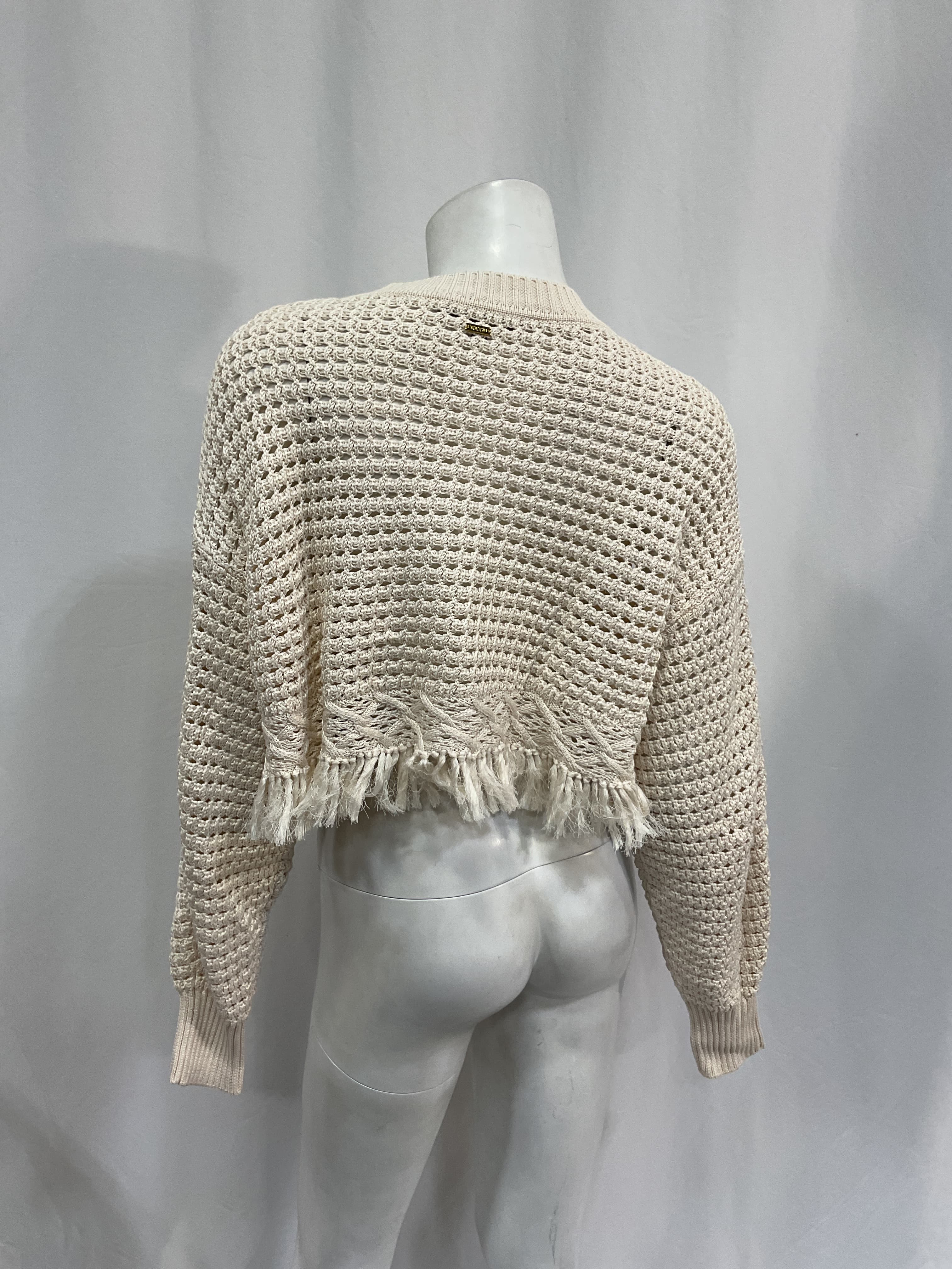 Rachel Fringe Cotton Cardigan - Image 4