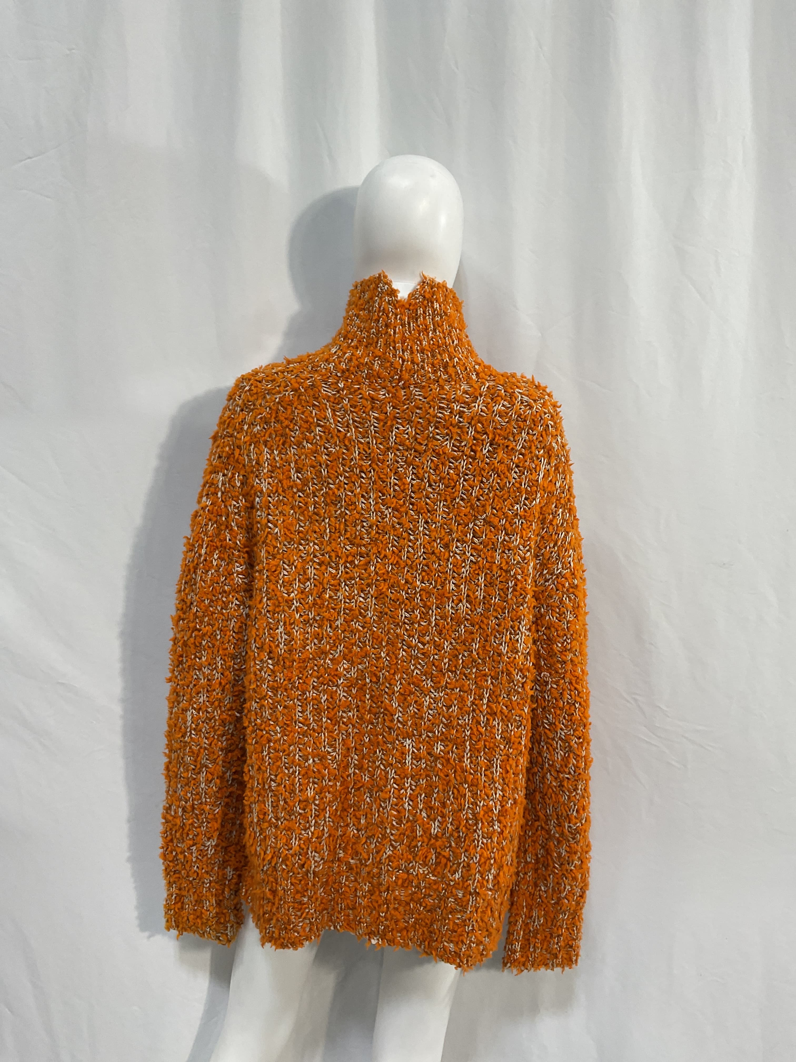 High Neck Tufted Wool Jumper - Image 2