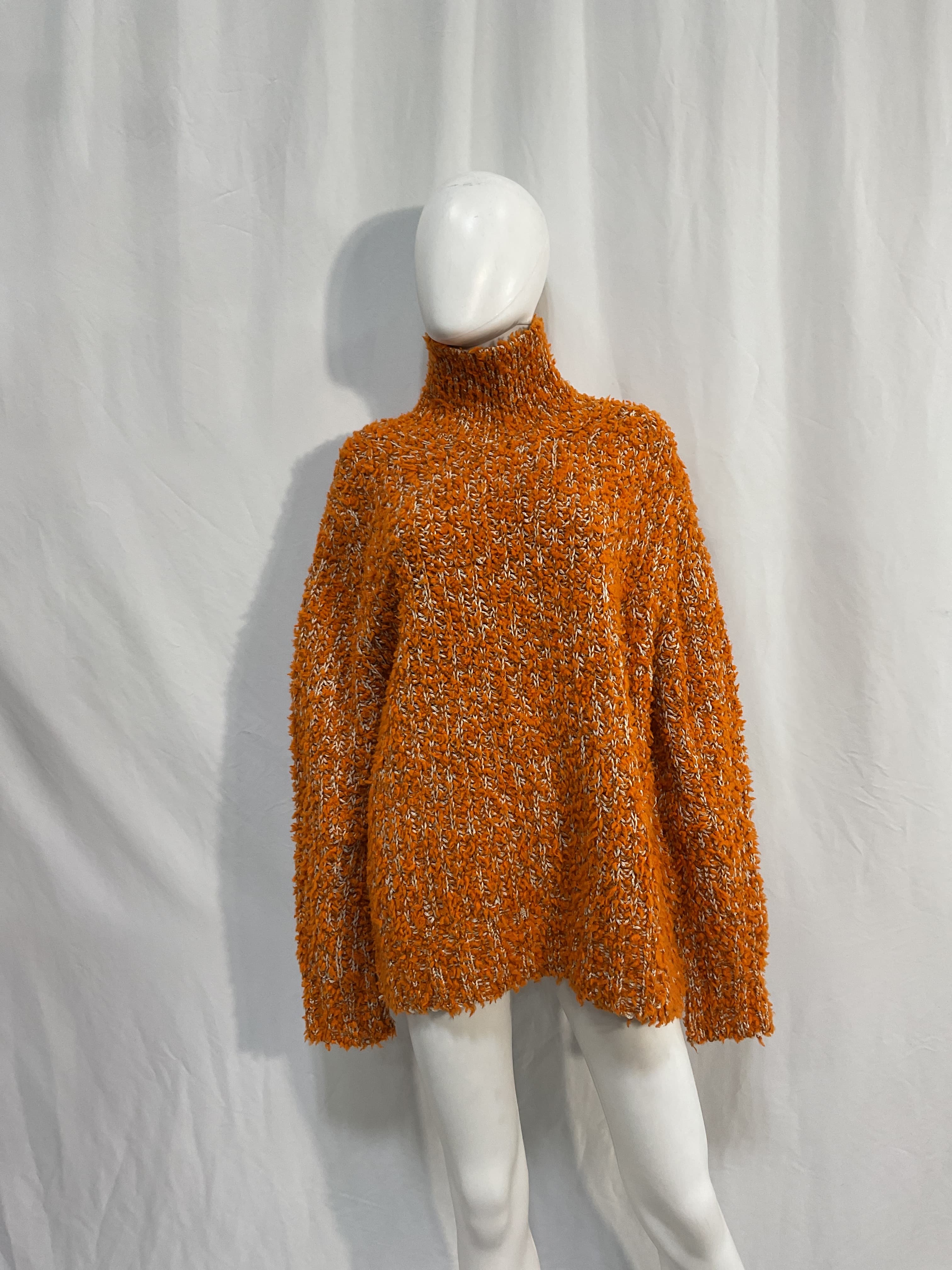 High Neck Tufted Wool Jumper - Image 3