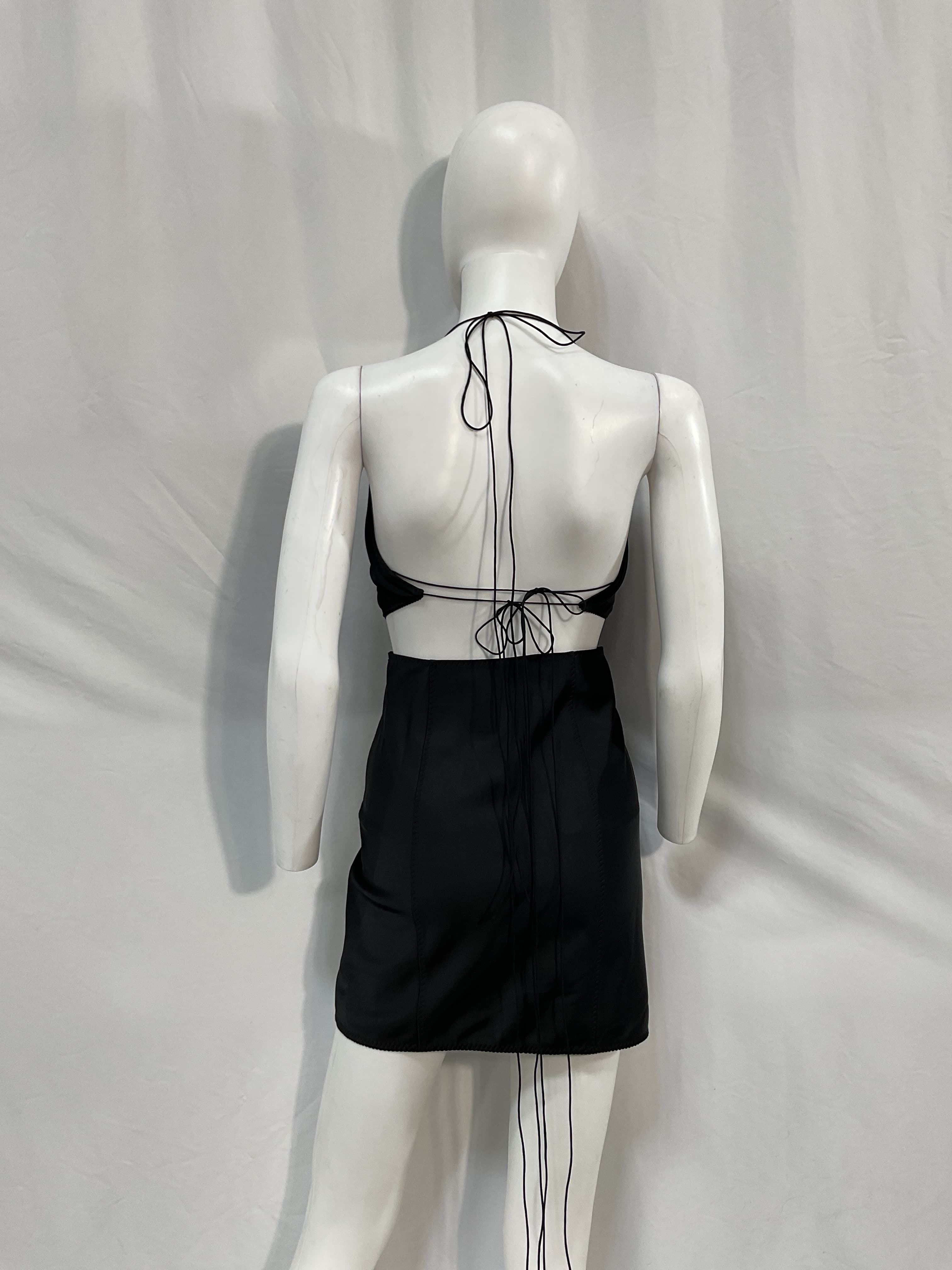 Vivienne Mini Dress In Black - Image 2