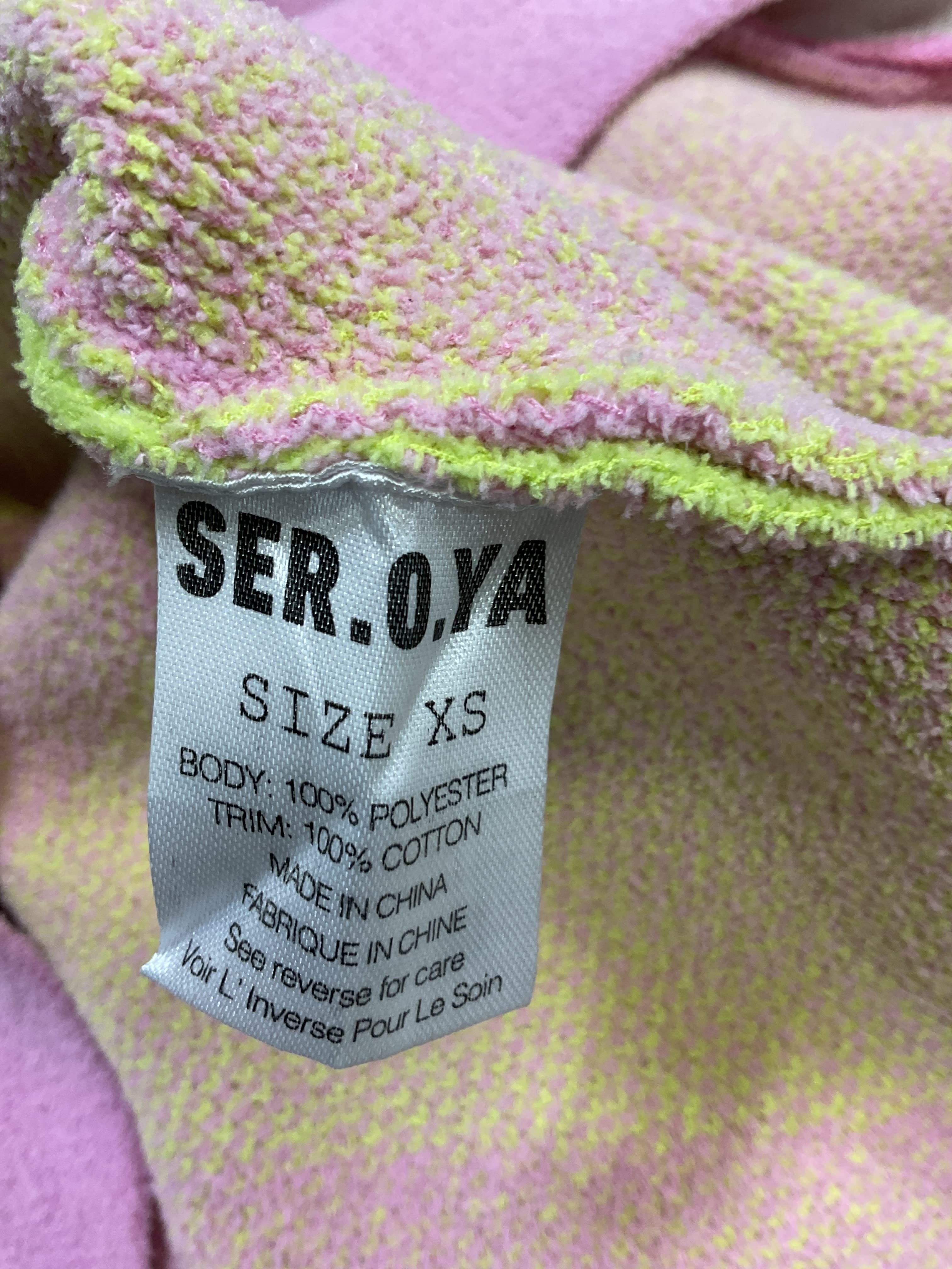 Lei Shirt In Stripe Pink & Green - Image 2