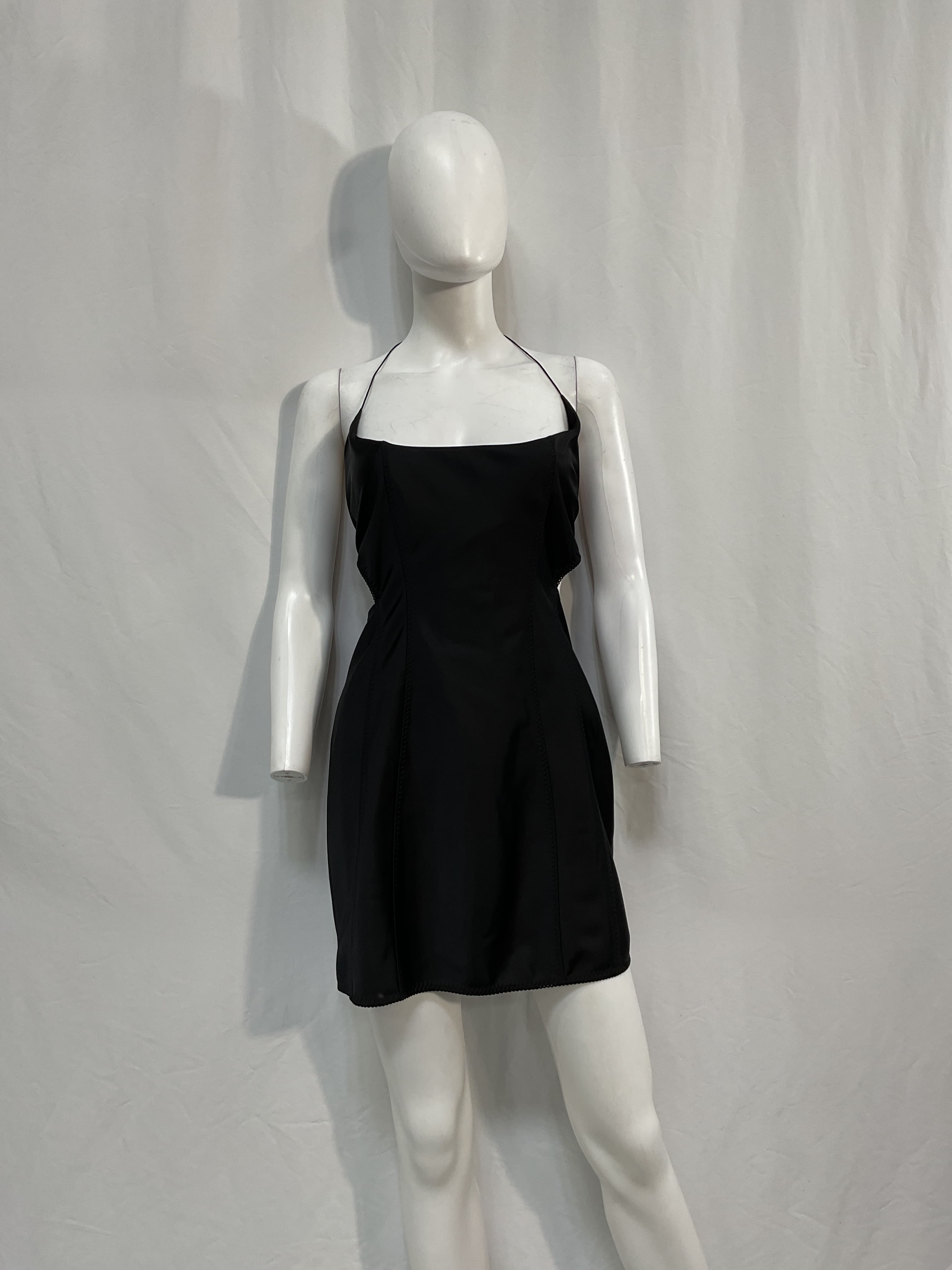 Vivienne Mini Dress In Black - Image 4