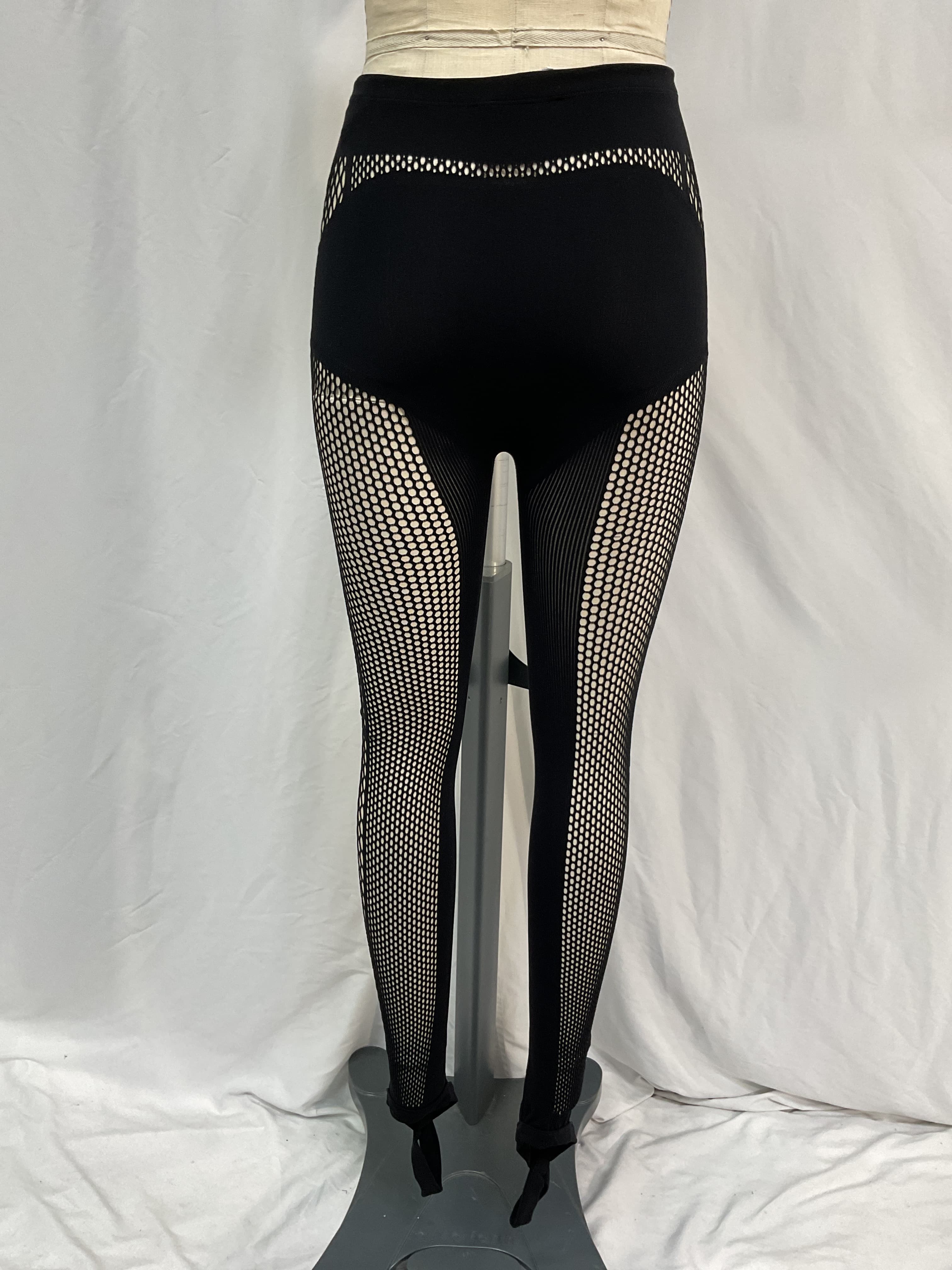 Mesh Legging In Black - Image 3