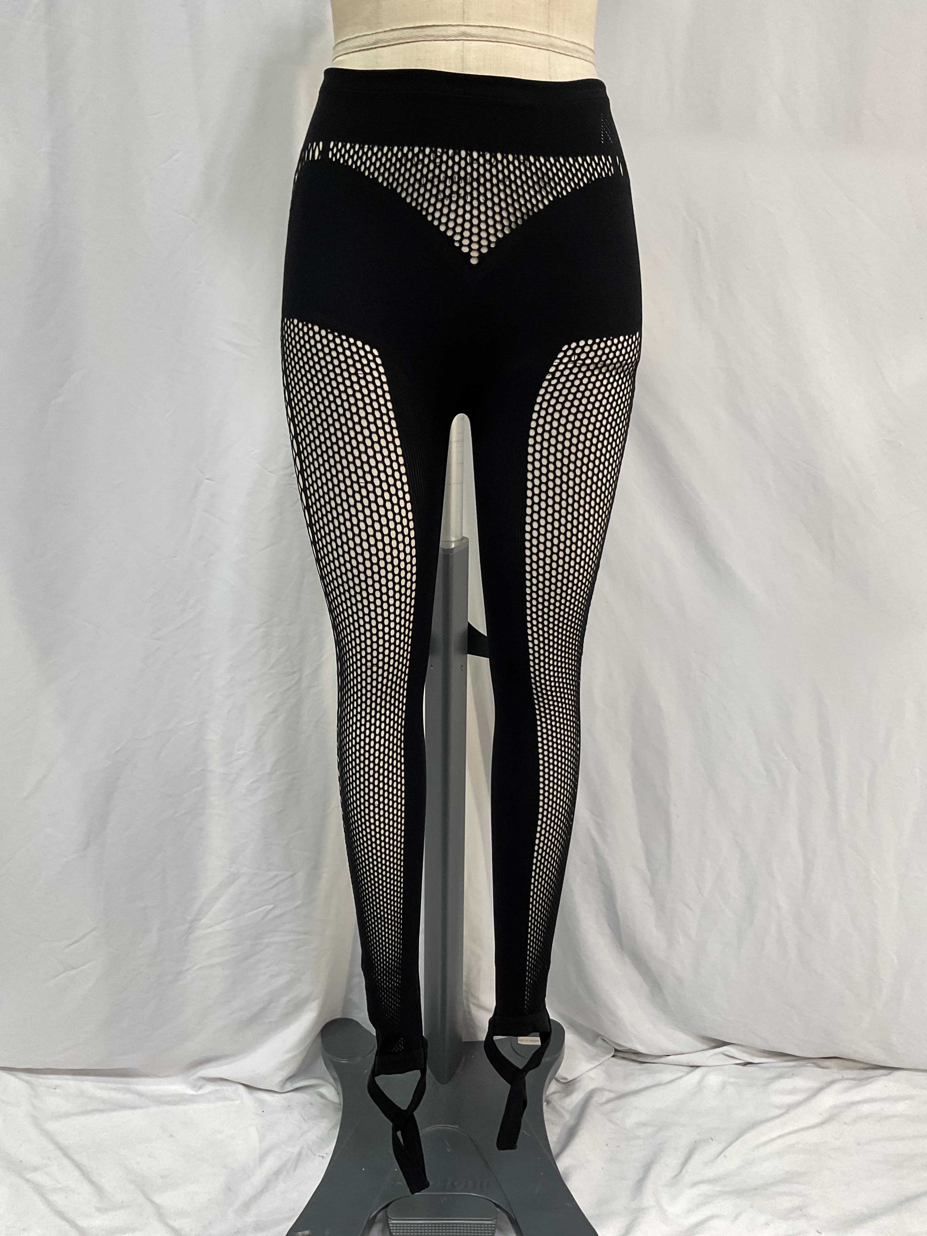 Mesh Legging In Black - Image 2