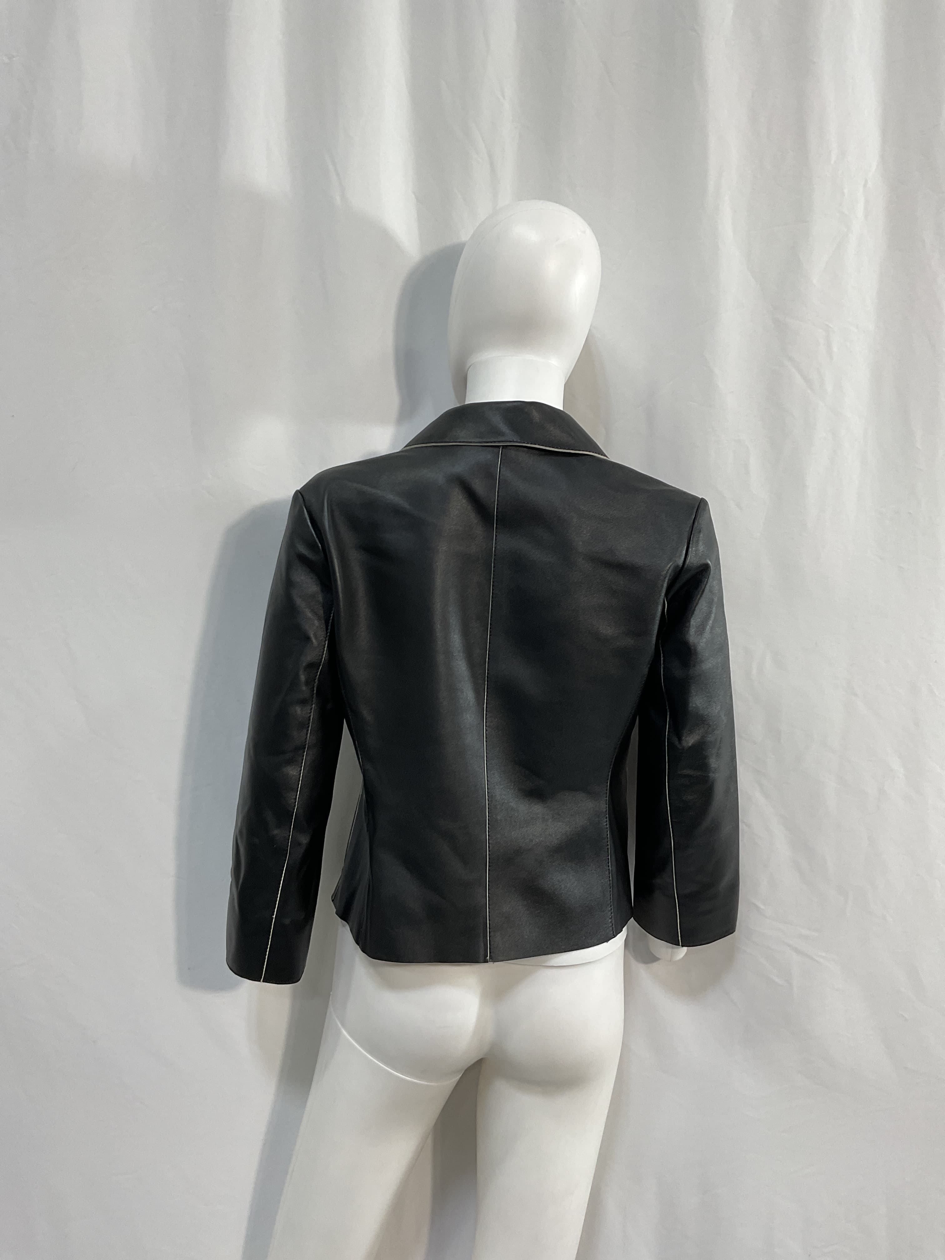Layton Leather Blazer - Image 2