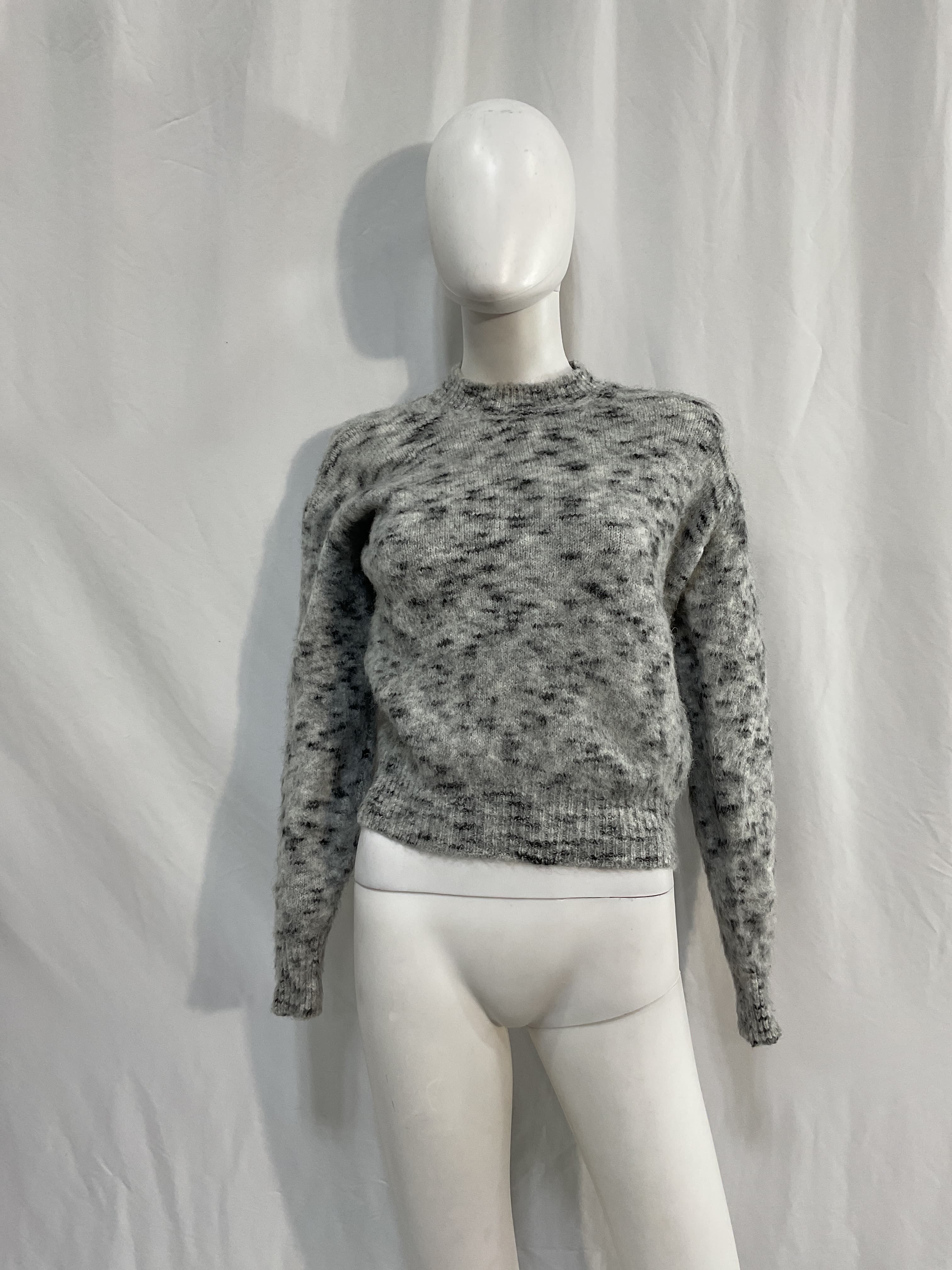 Morena Sweater In White & Black - Image 2