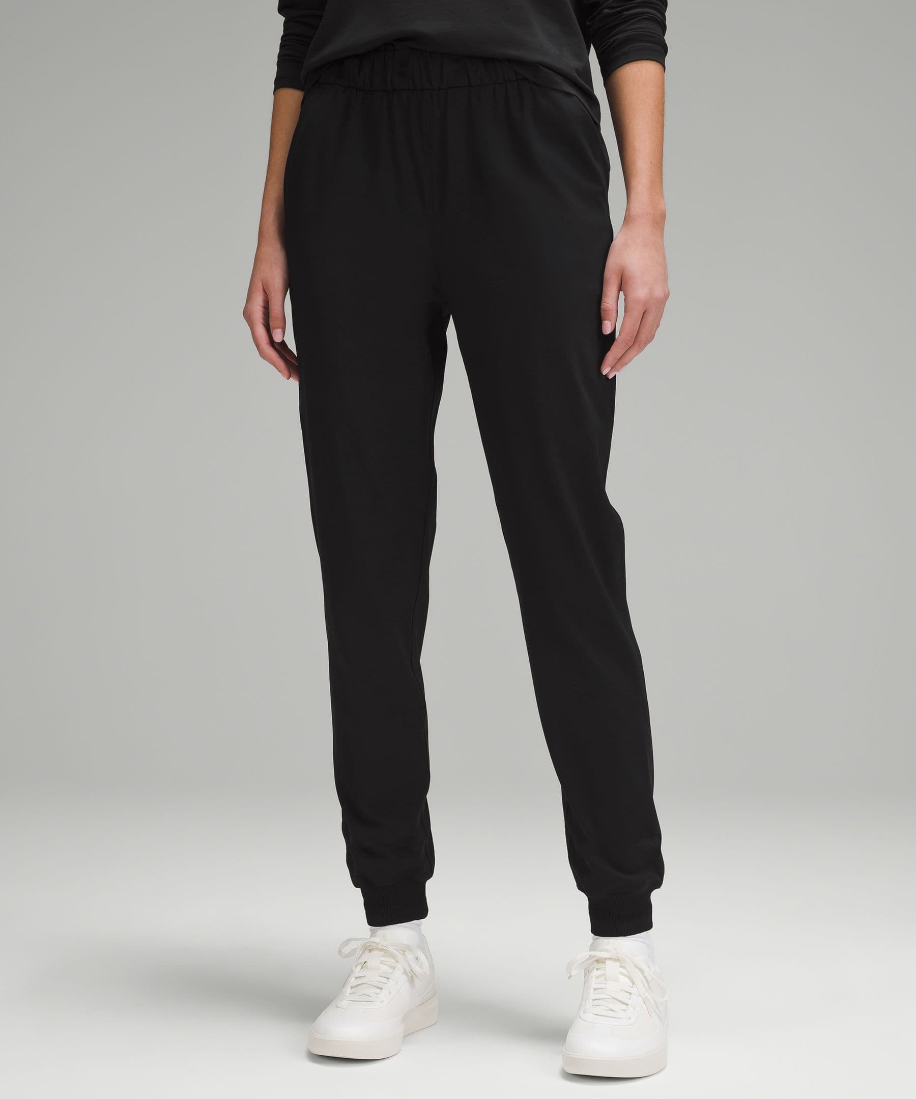 Stretch High-Rise Jogger *Full Length Black - Image 1