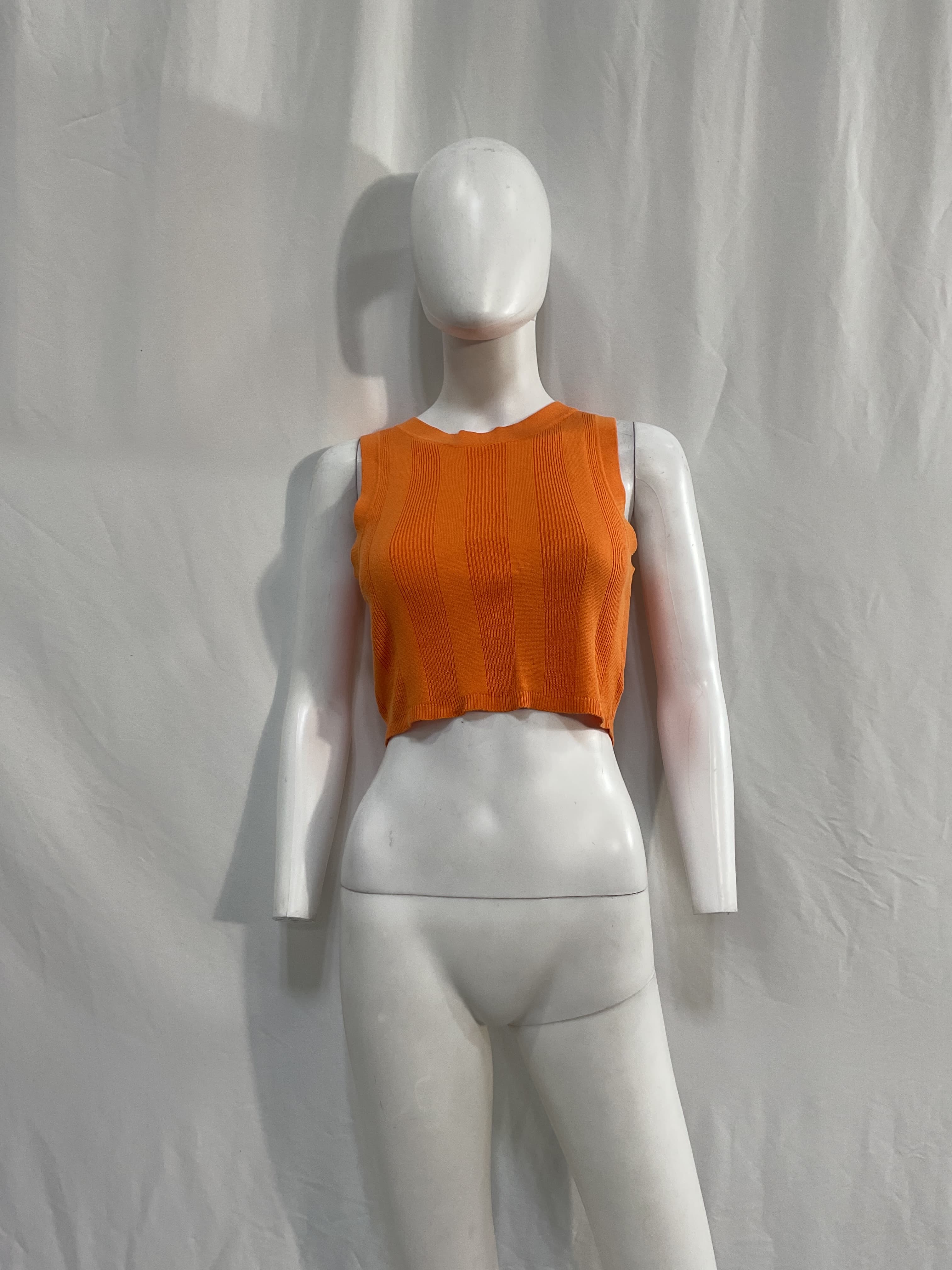 The Cropped Carson Rib Knit Tank - Image 2