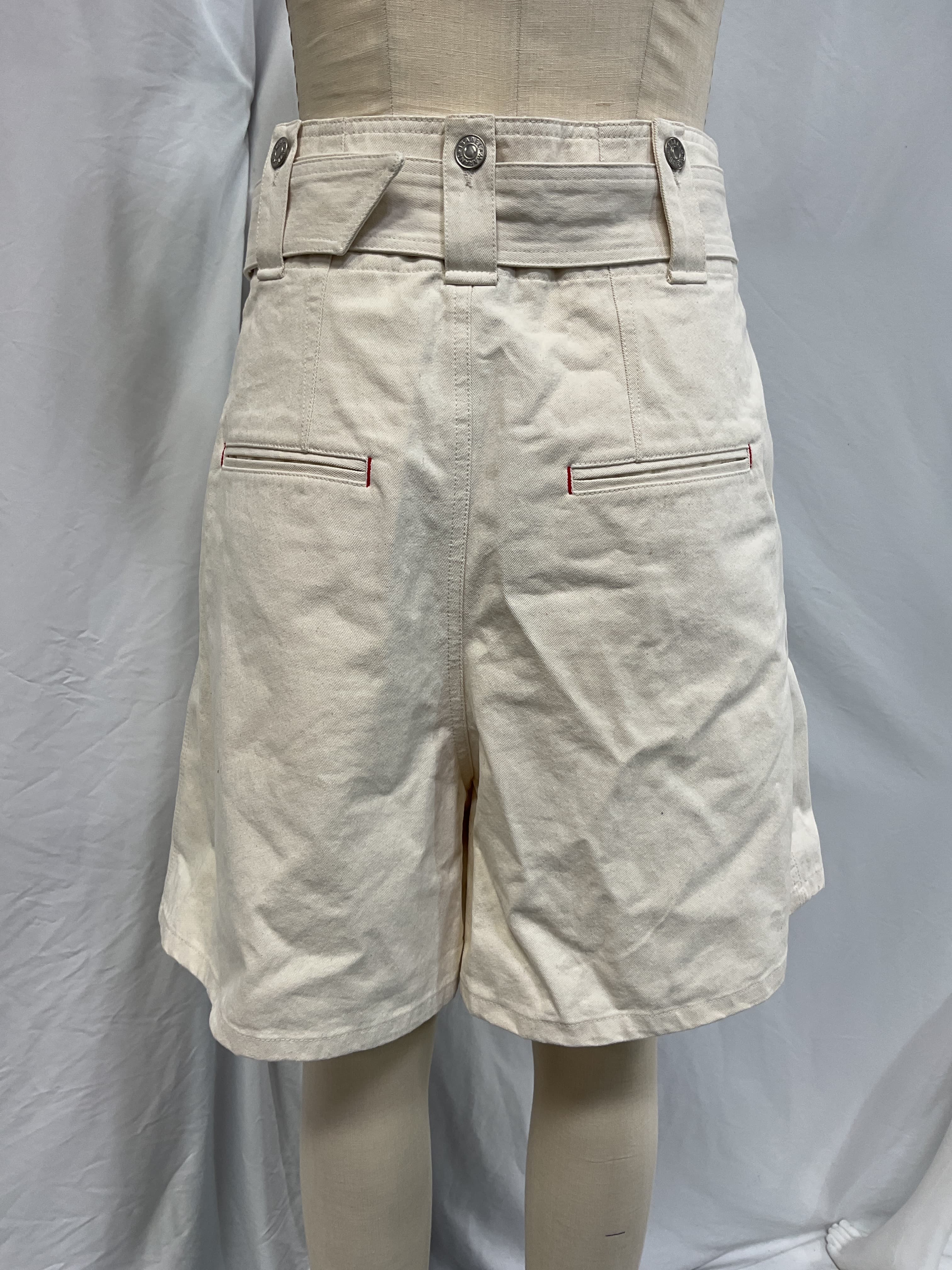 Delilaz Belted Twill Shorts - Image 2