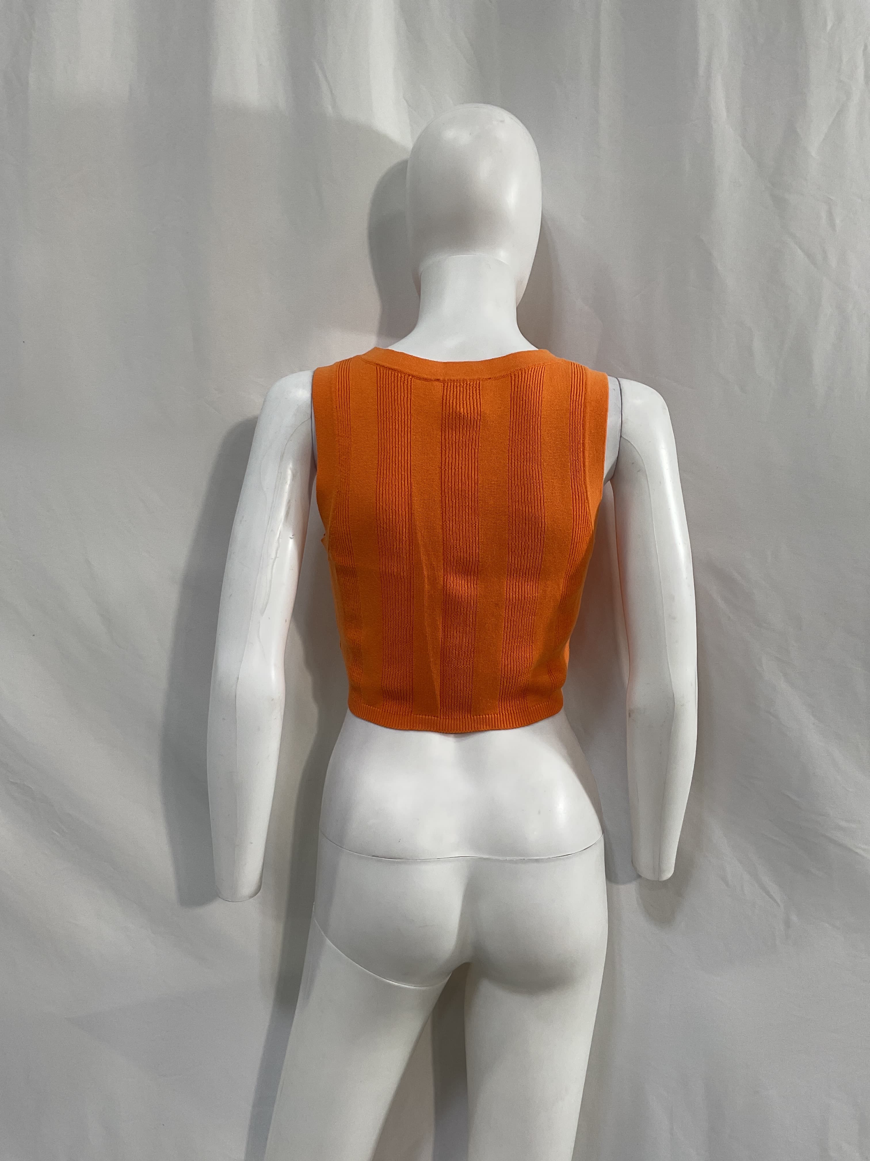 The Cropped Carson Rib Knit Tank - Image 3