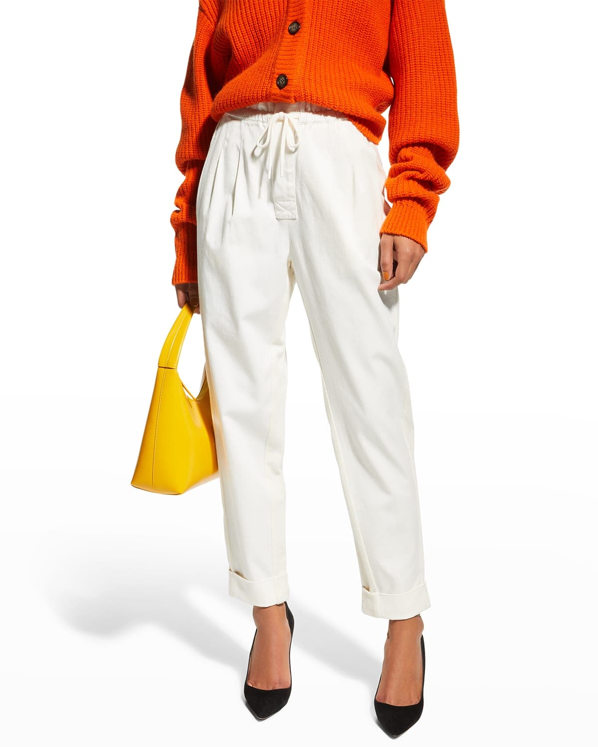 Liliana Cuffed Paperbag Pants - Image 1