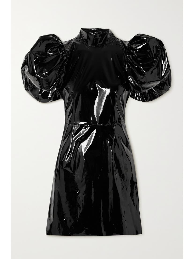 Dusk Cutout Patent-Pu Mini Dress - Image 1