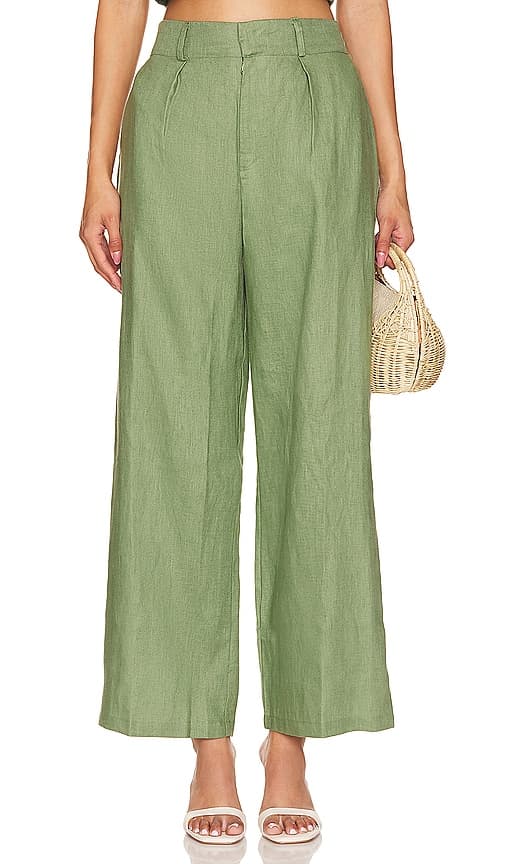 Ida Pants In Sage - Image 1