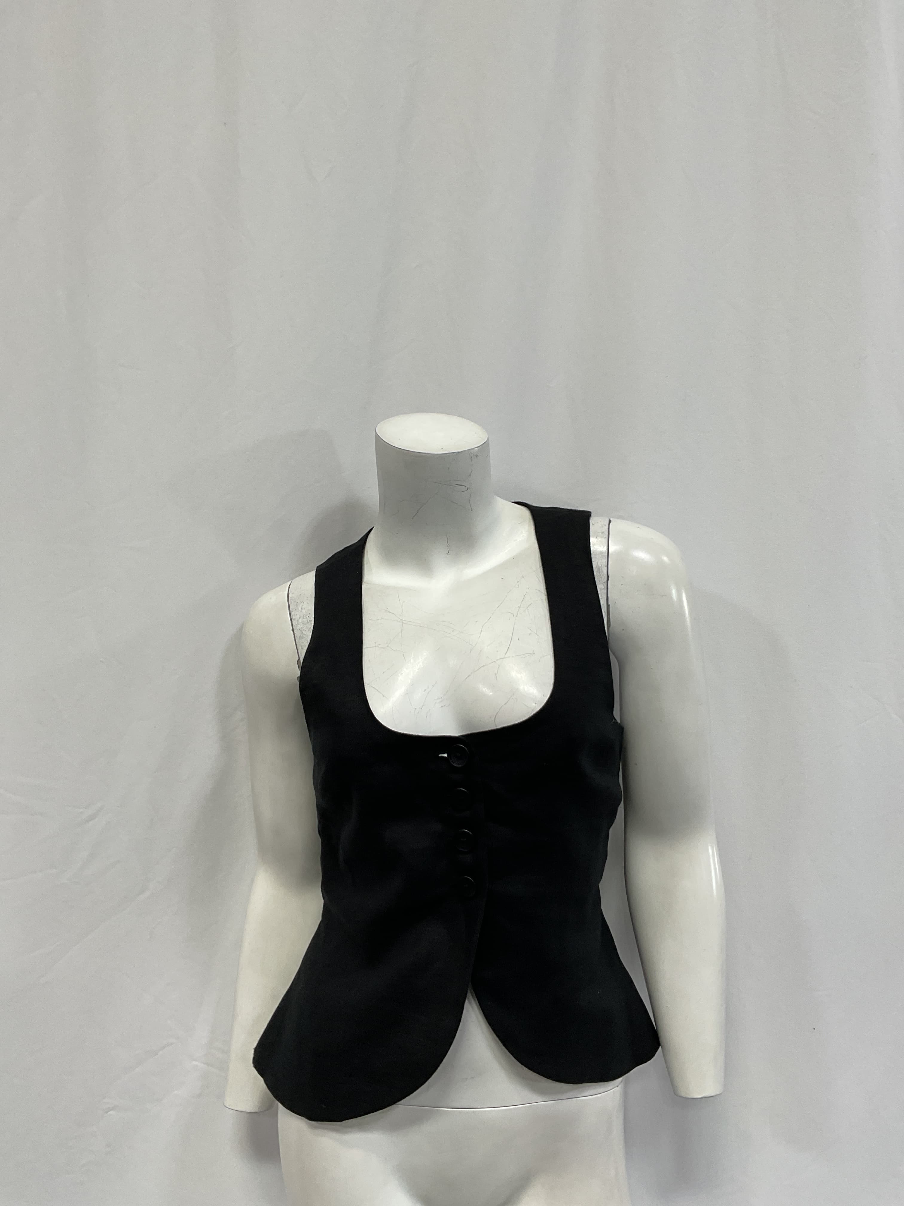 Stanze Vest In Black - Image 2