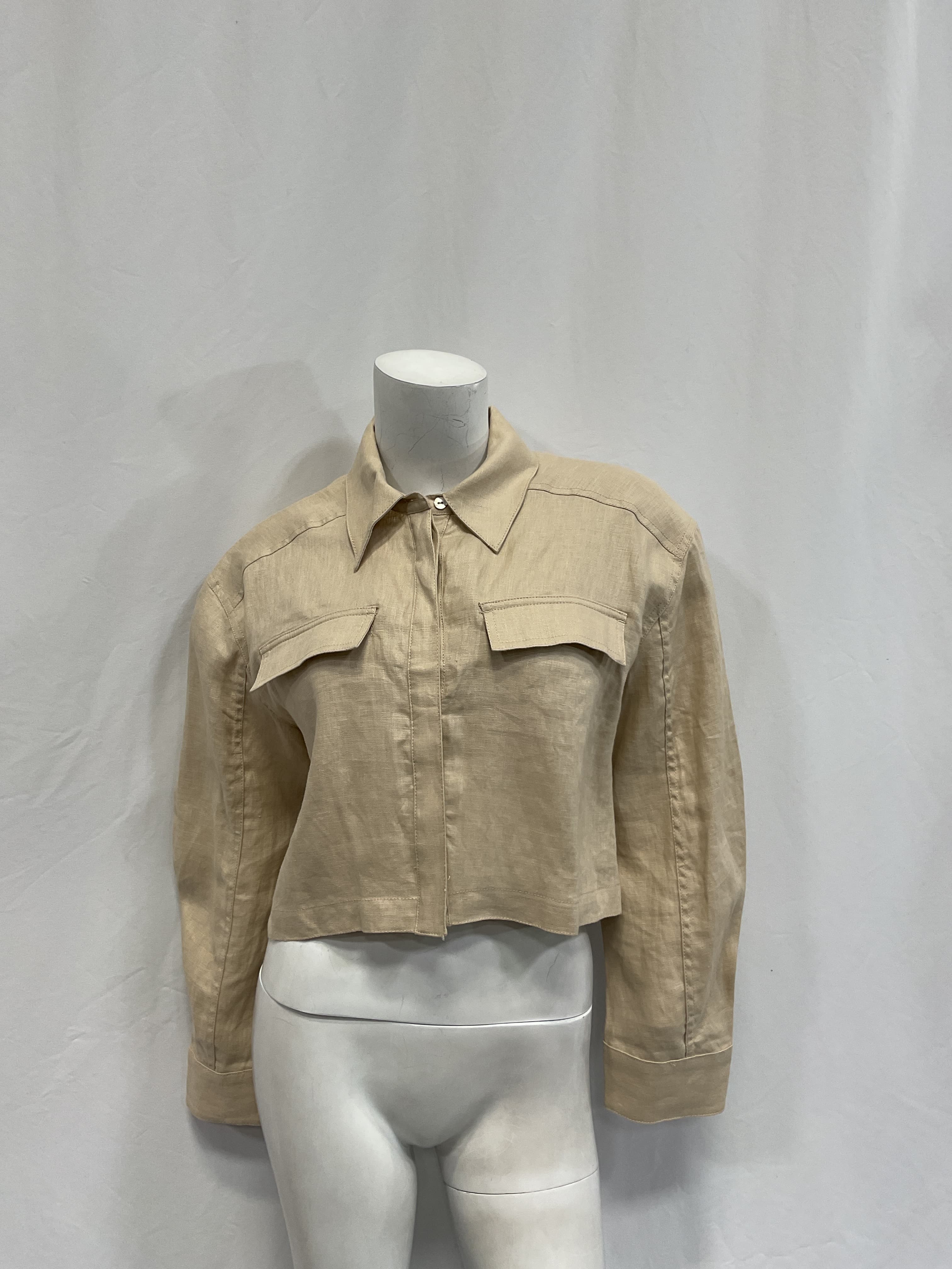 Josefin Blouse In Beige - Image 3
