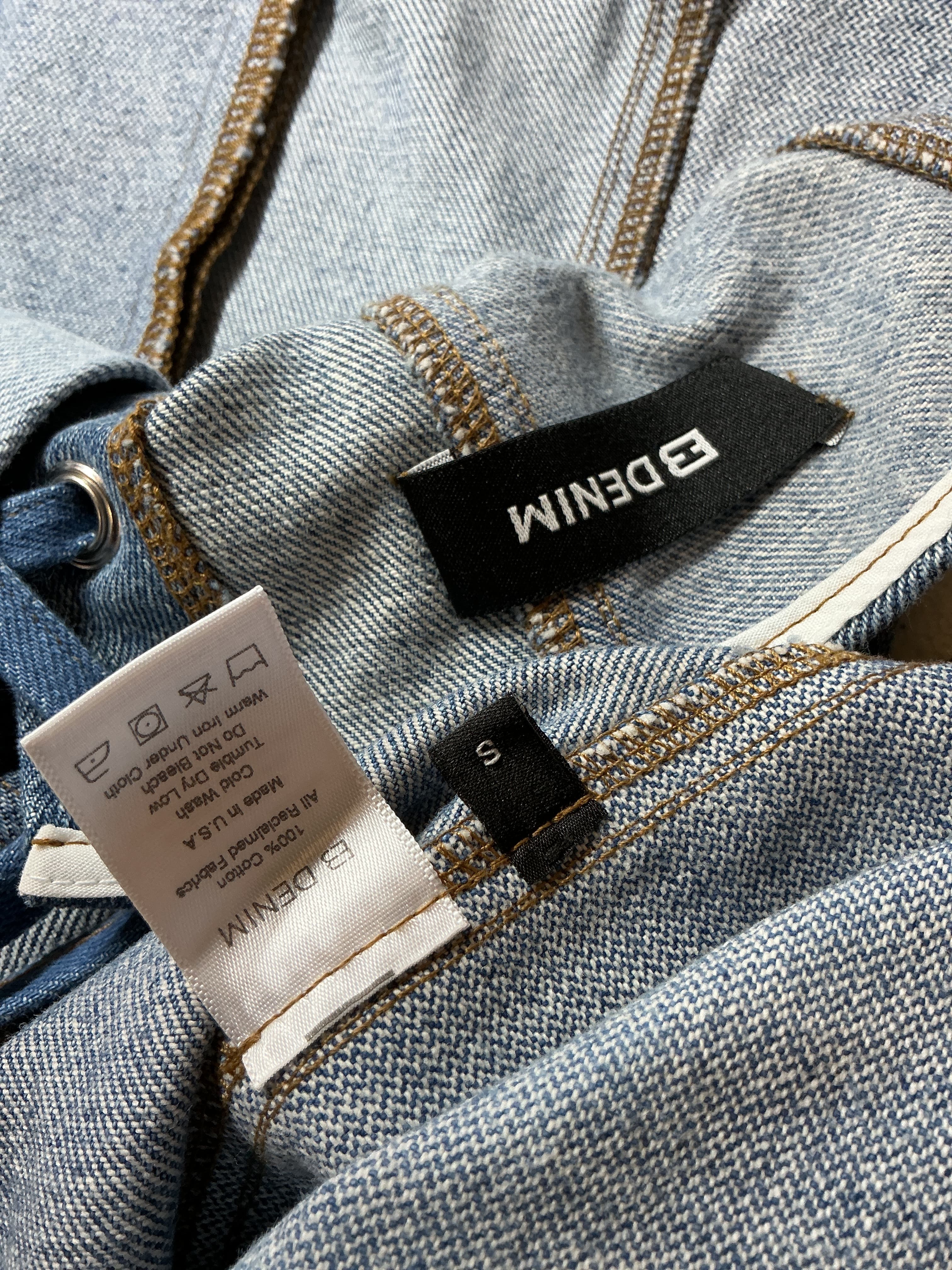 Denim Dress In Light Medium - Image 2