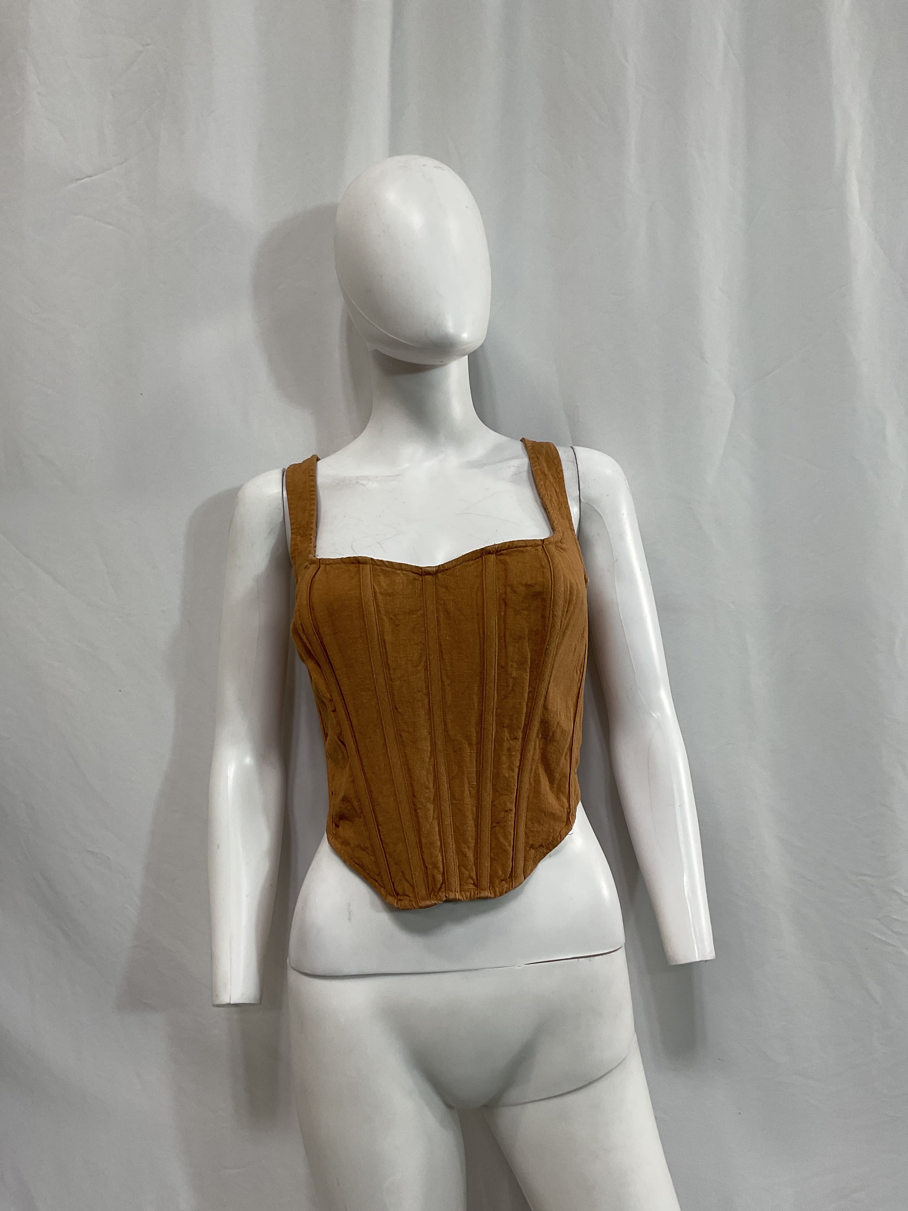 Linen Corset Bustier - Image 3