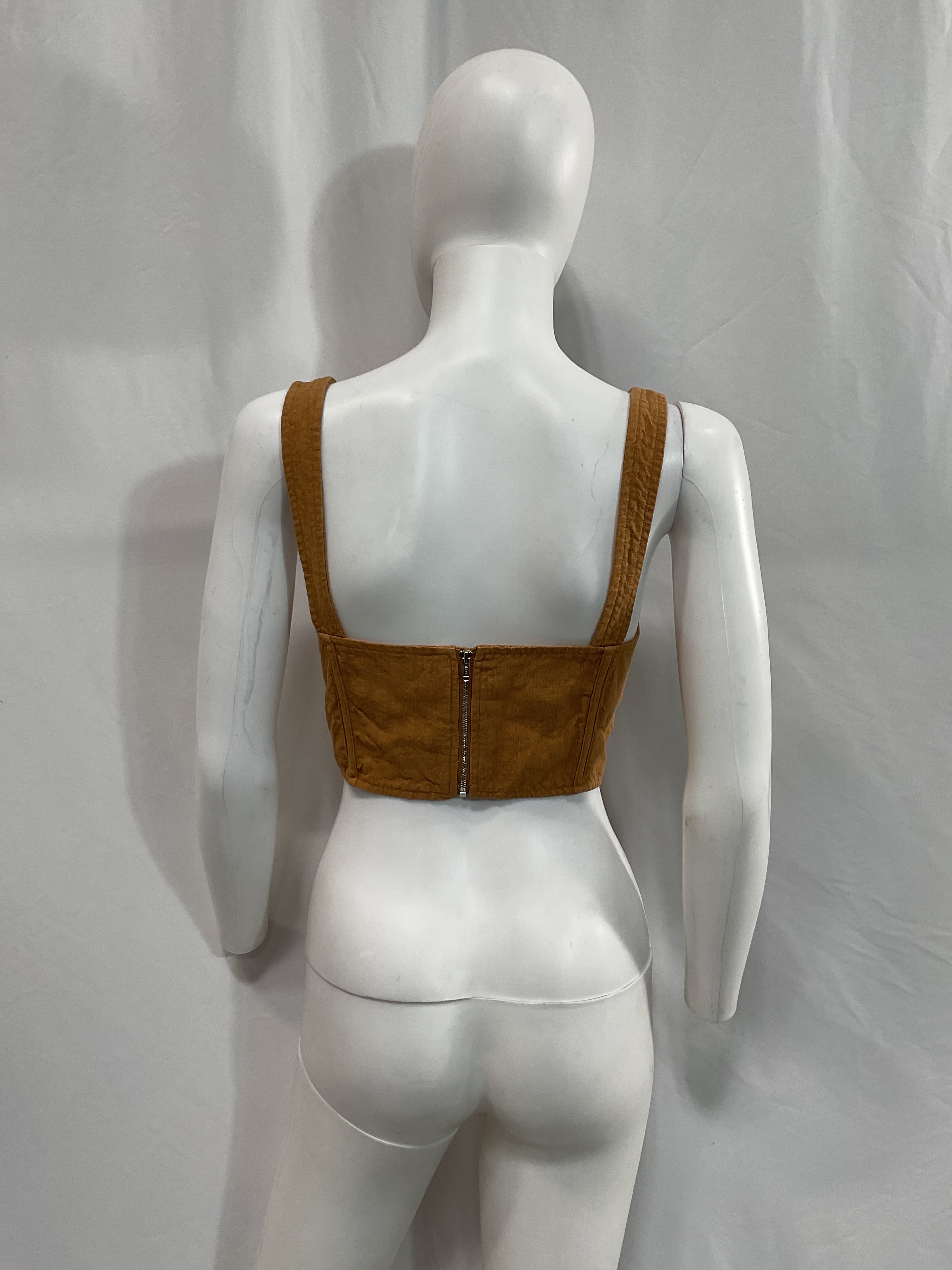Linen Corset Bustier - Image 2