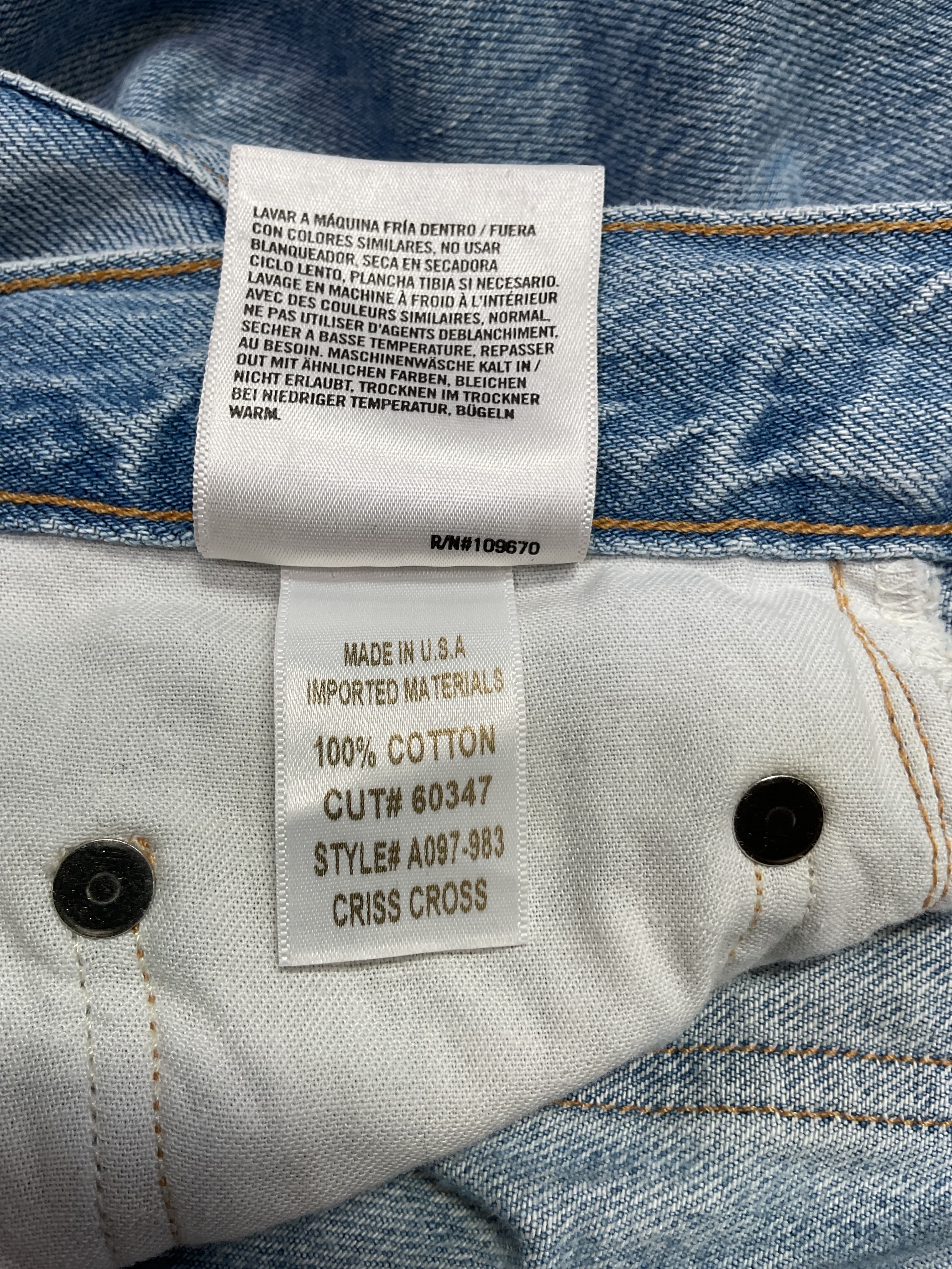 Criss Cross Upsized Jean In Suburbia - Image 2