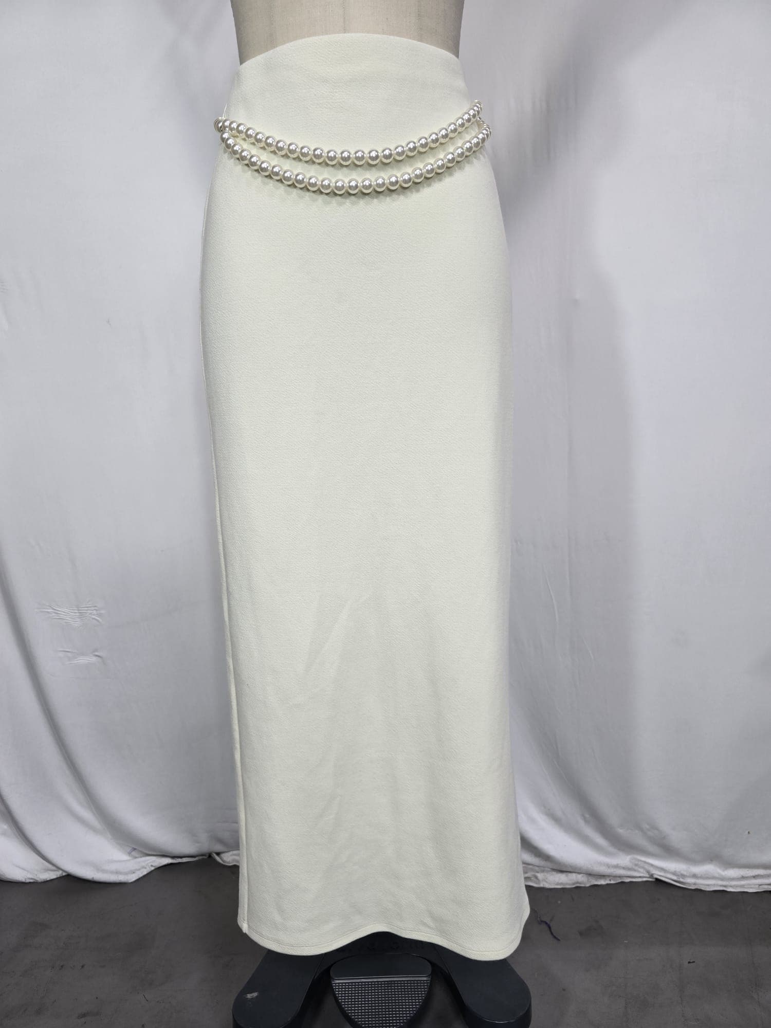 Nara Maxi Skirt In Ivory - Image 2