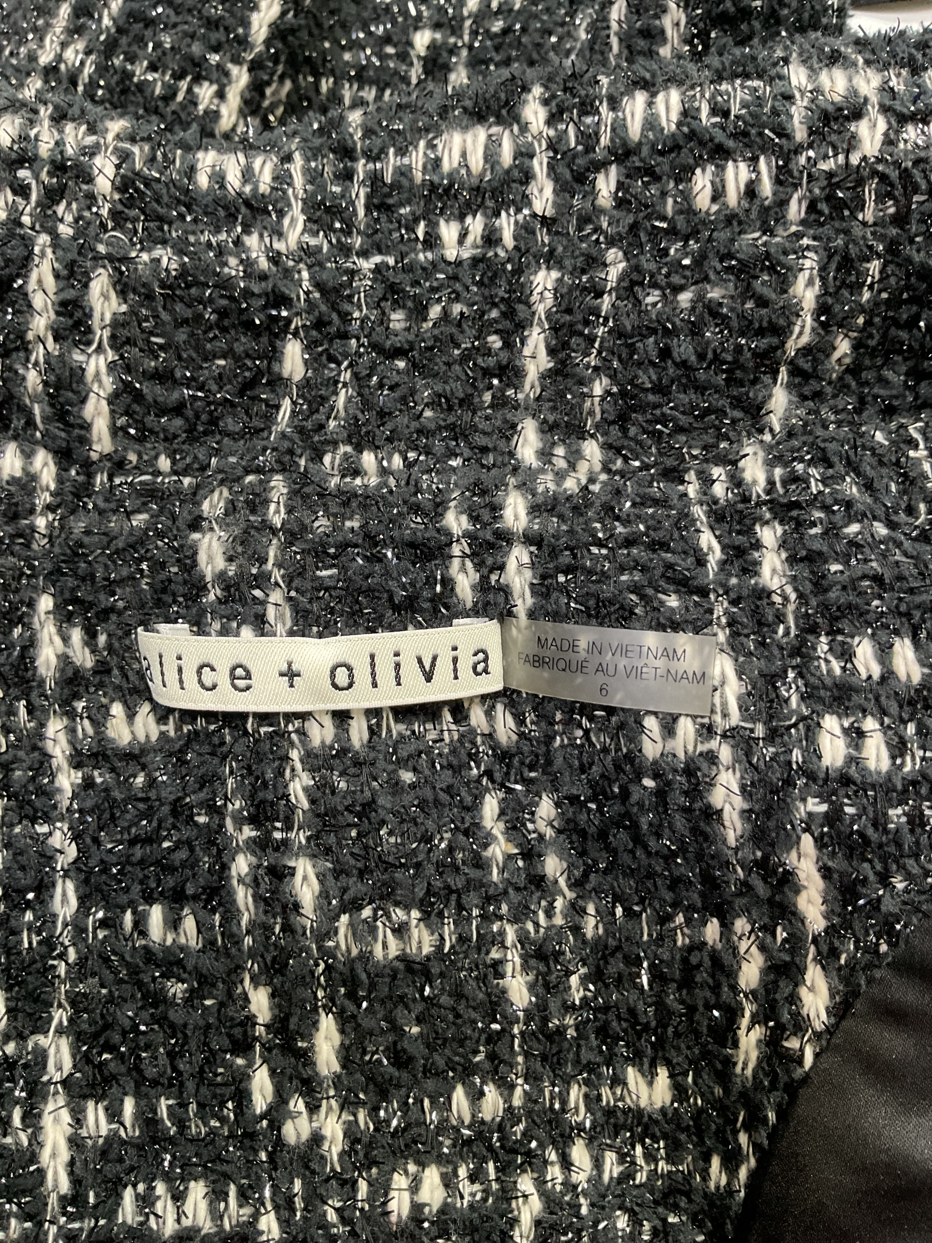 Macey Cropped Tweed Jacket - Image 3